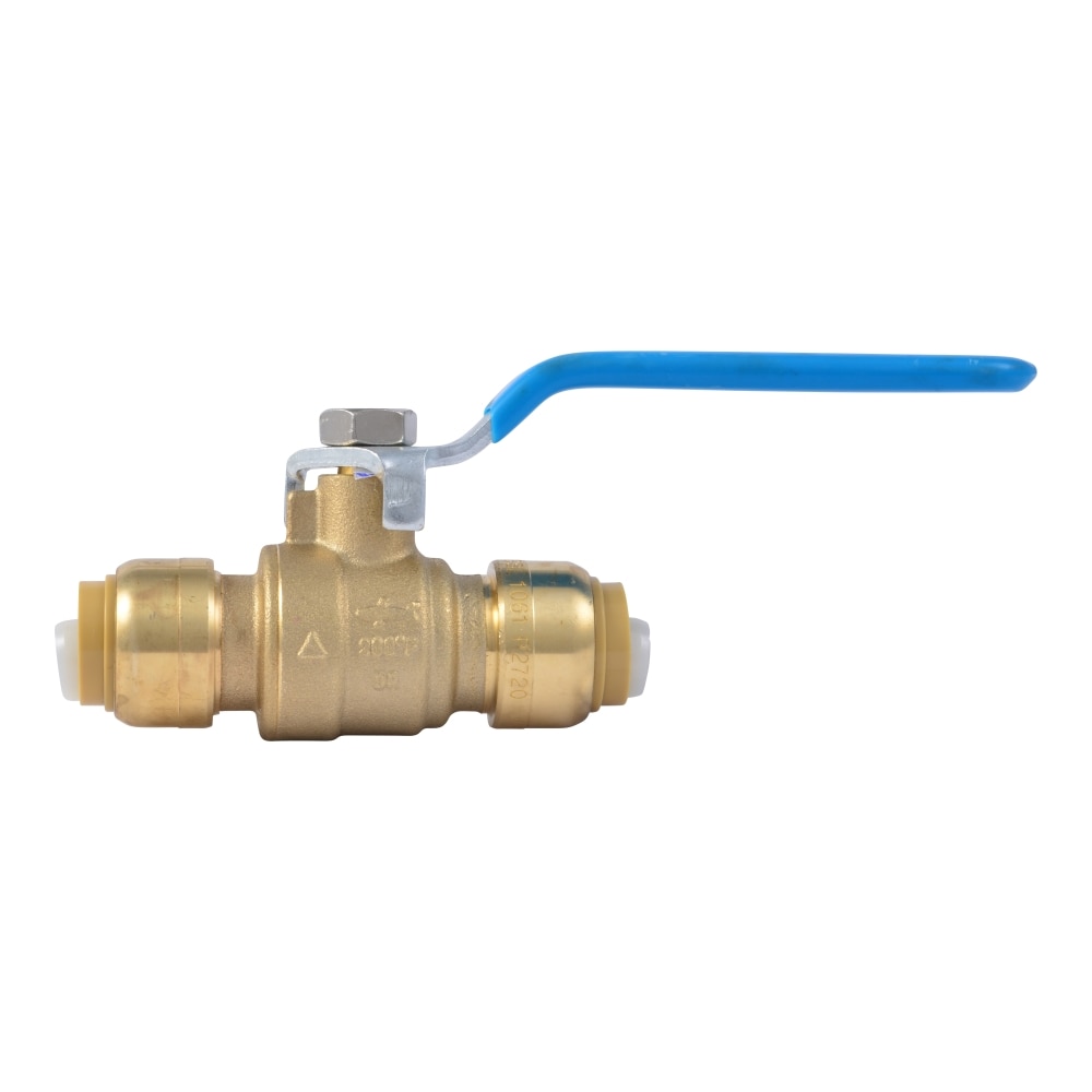 LD Valve- 1/2'' PEX Brass Ball Valve, 1/2-in PEX LF Brass Shut off Ball  Valve with Red and Blue Long Lever,1/4 Turn PEX Water Valve with cUPC  Certified for Cold and Hot