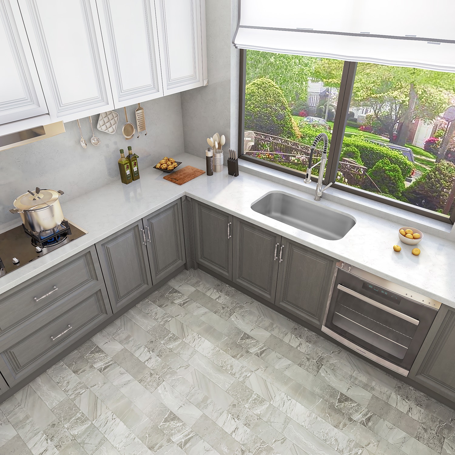 Sinber MU3118SR Kitchen-Sinks - View #5
