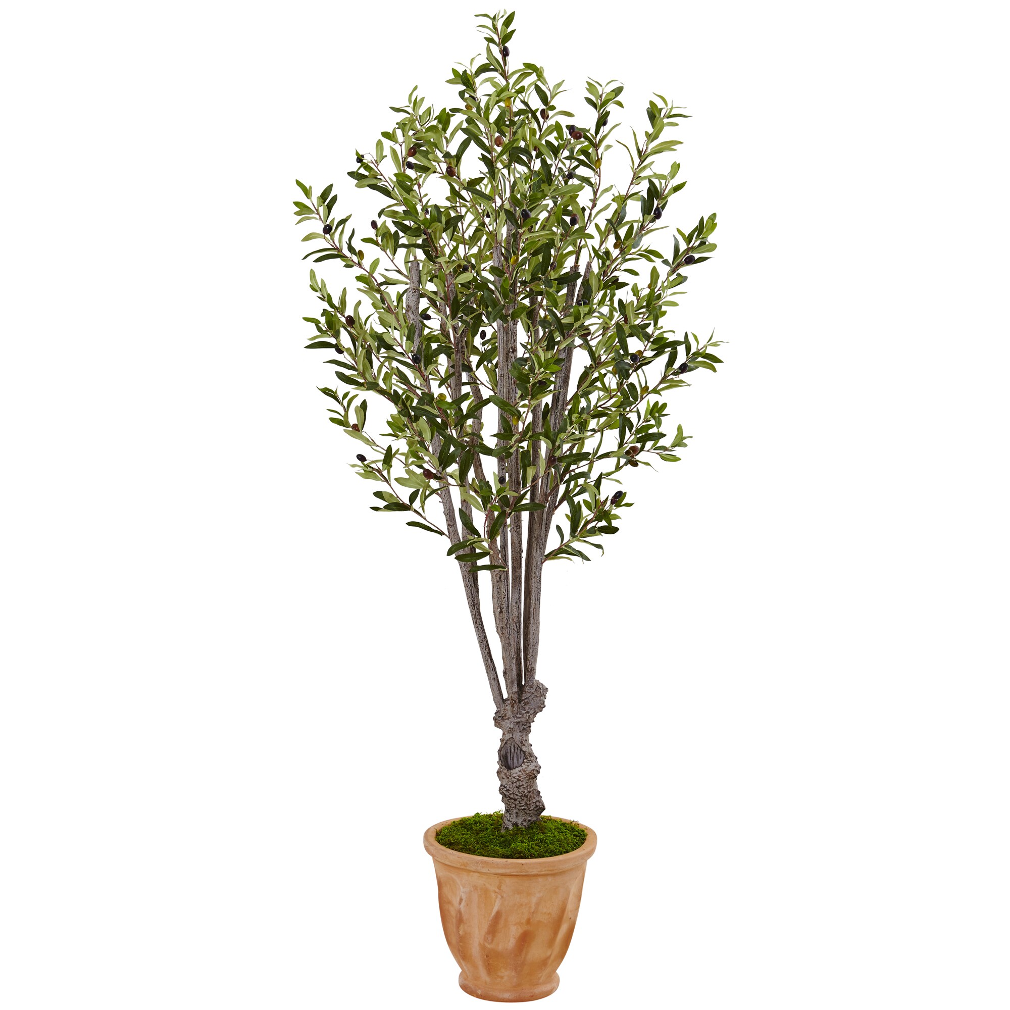 Nearly Natural 5853 60-in Green Indoor Olive Artificial Tree