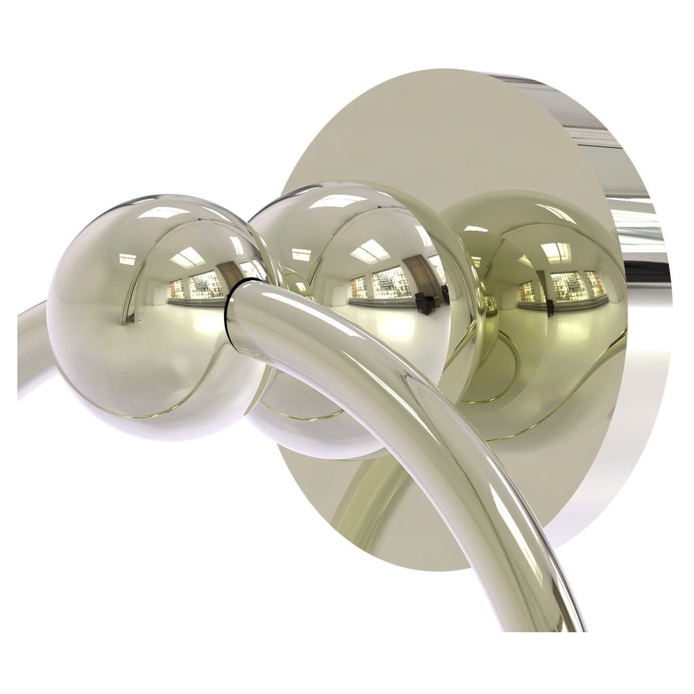 Allied Brass Bolero Polished Nickel Wall Mount Single Towel Ring BL-16 ...