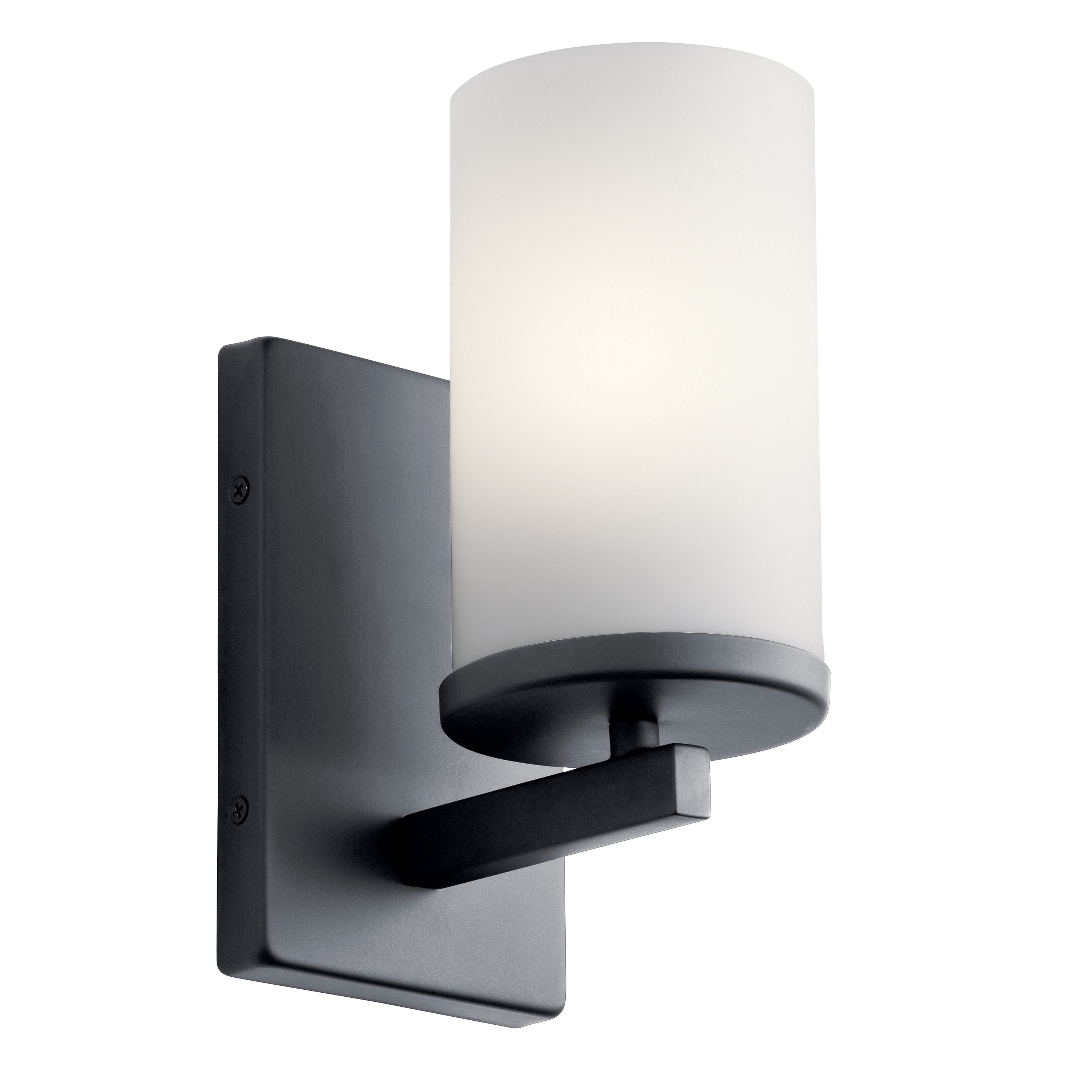 Kichler 45495BK Crosby 4.5-in 1 -Light Black Modern/contemporary Vanity light