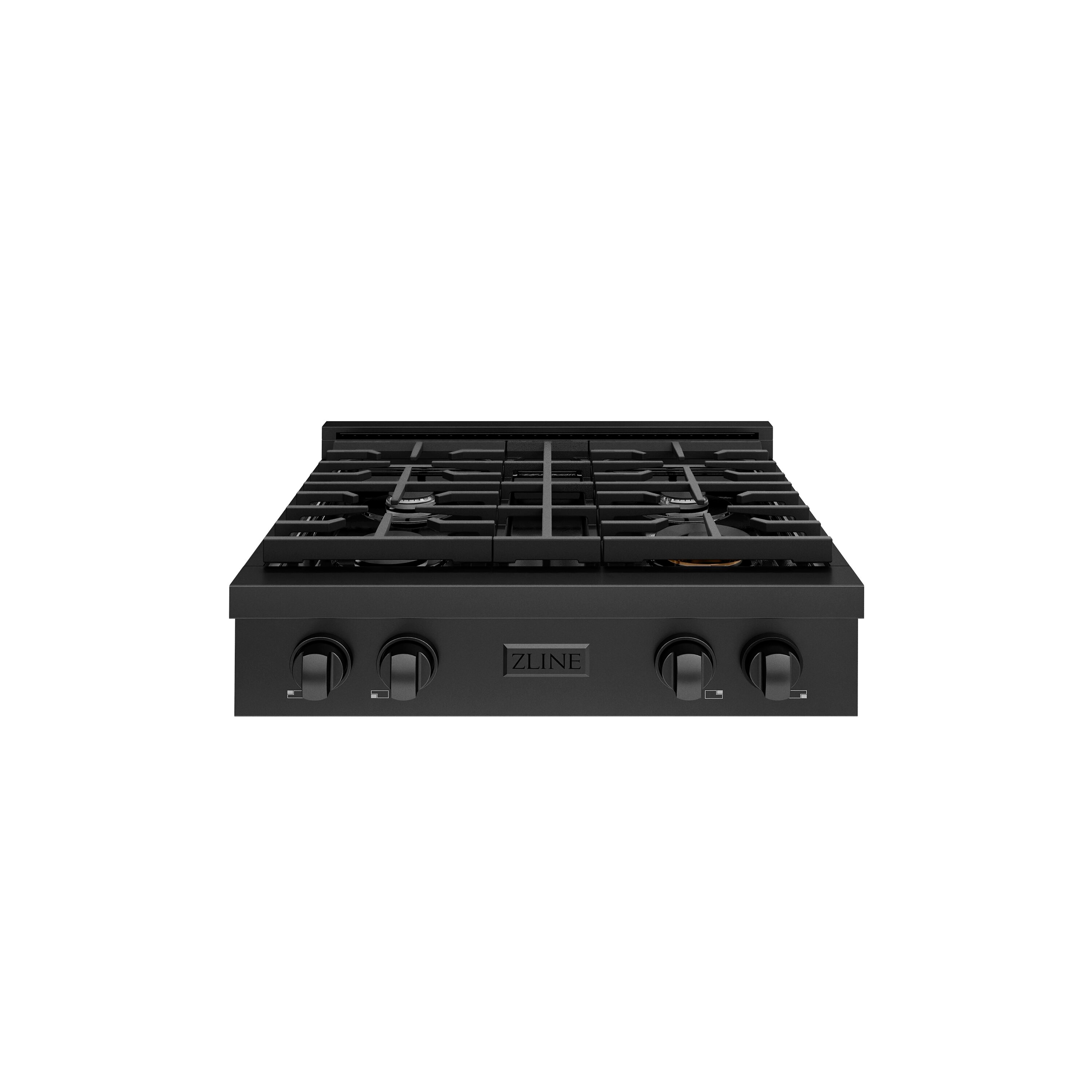 ZLINE KITCHEN & BATH SRTB-30 Paramount 30-in 4 burners Black Stainless steel Gas Cooktop