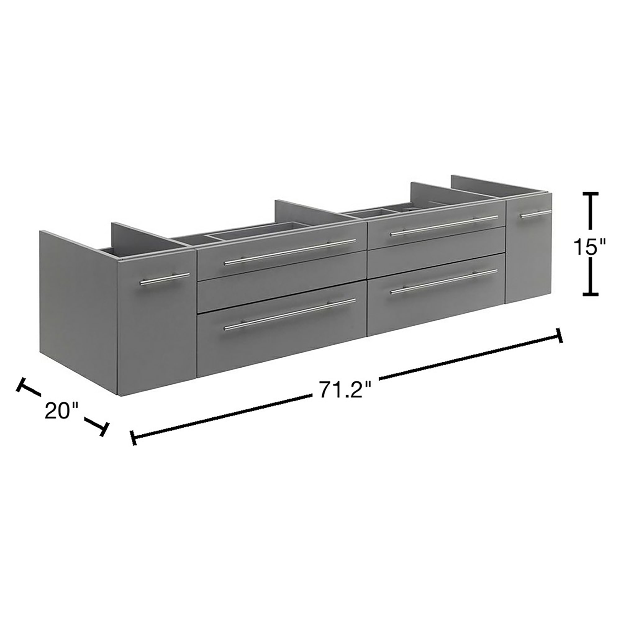 Fresca FCB6172GR-VSL vanities - View #10