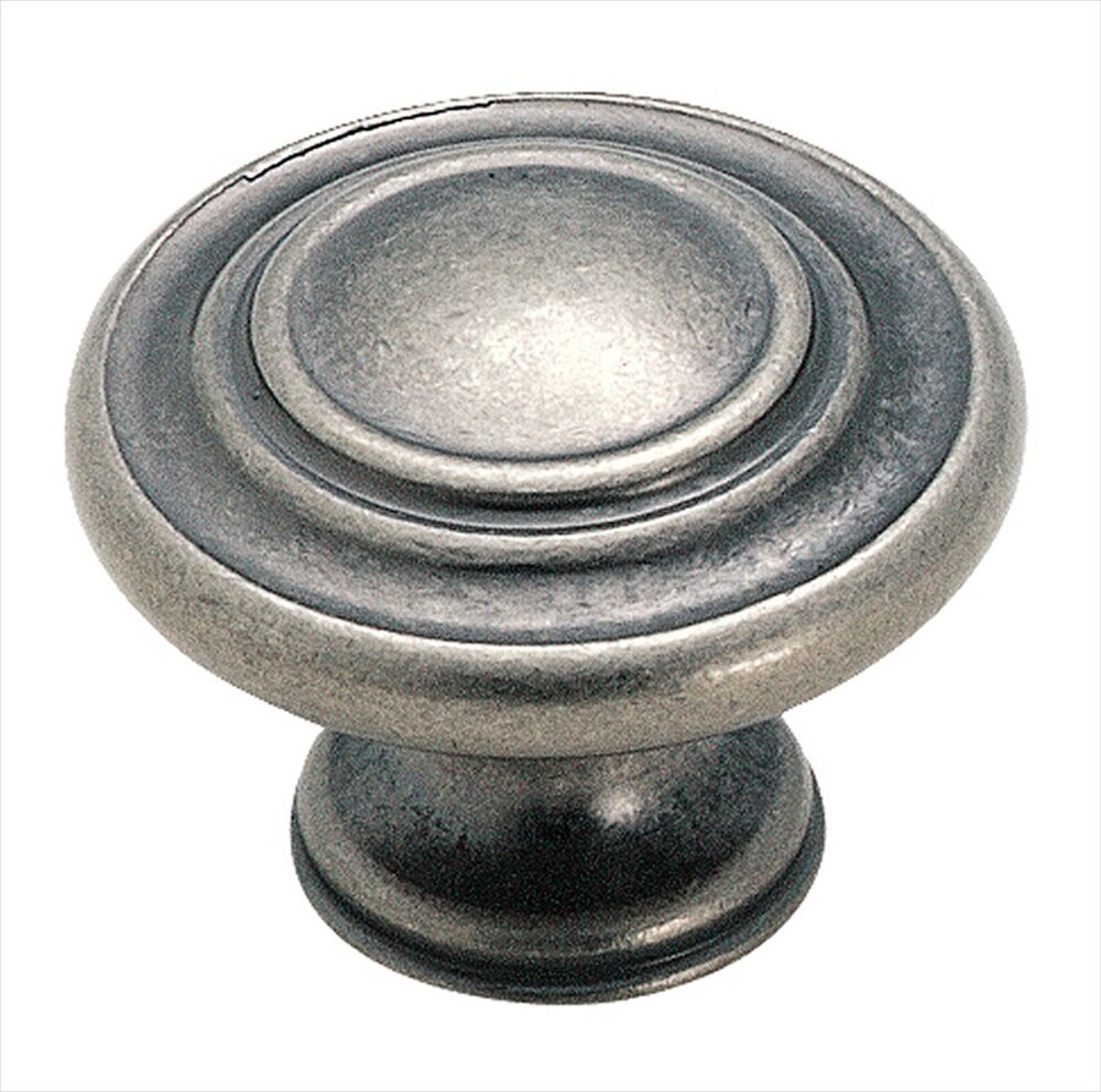 Amerock Inspirations 1-5/16-in Weathered Nickel Round Transitional ...