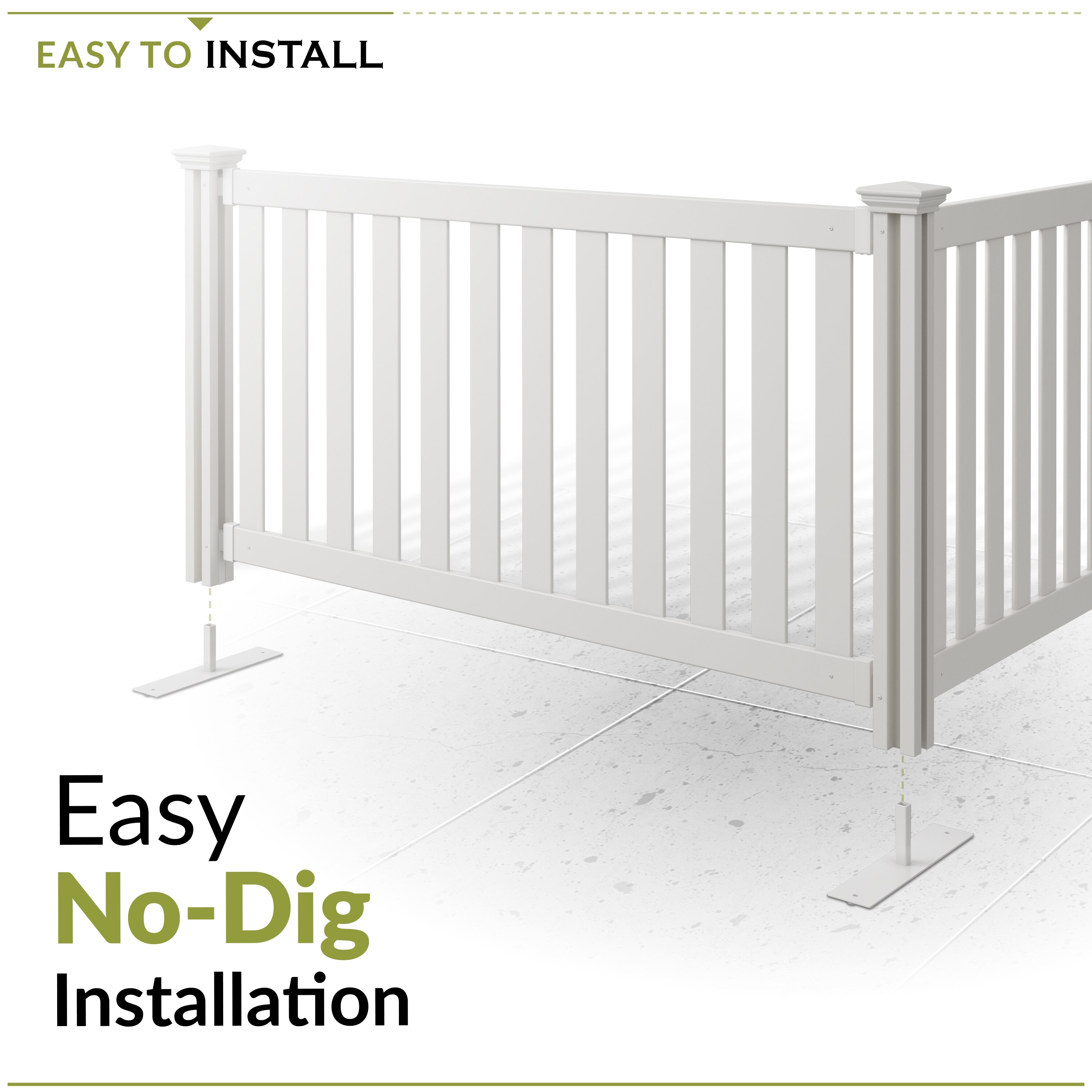 Zippity Outdoor Products ZP19062 Vinyl-Fence-Panels - View #3