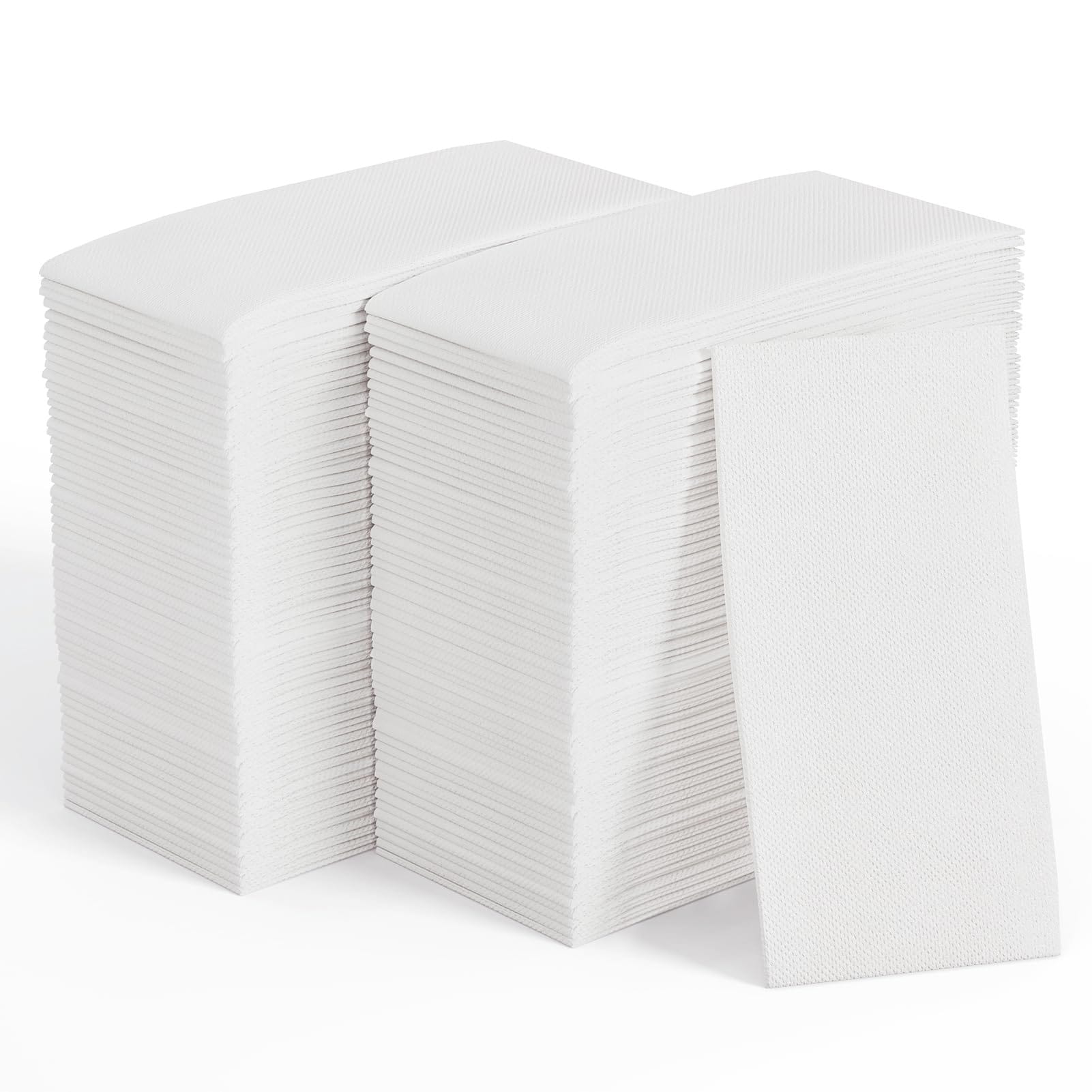 AOIZGMY  600 pack disposable paper napkins soft absorbent 2 ply white hand towels for bathroom guest wedding thanksgiving dinner party
