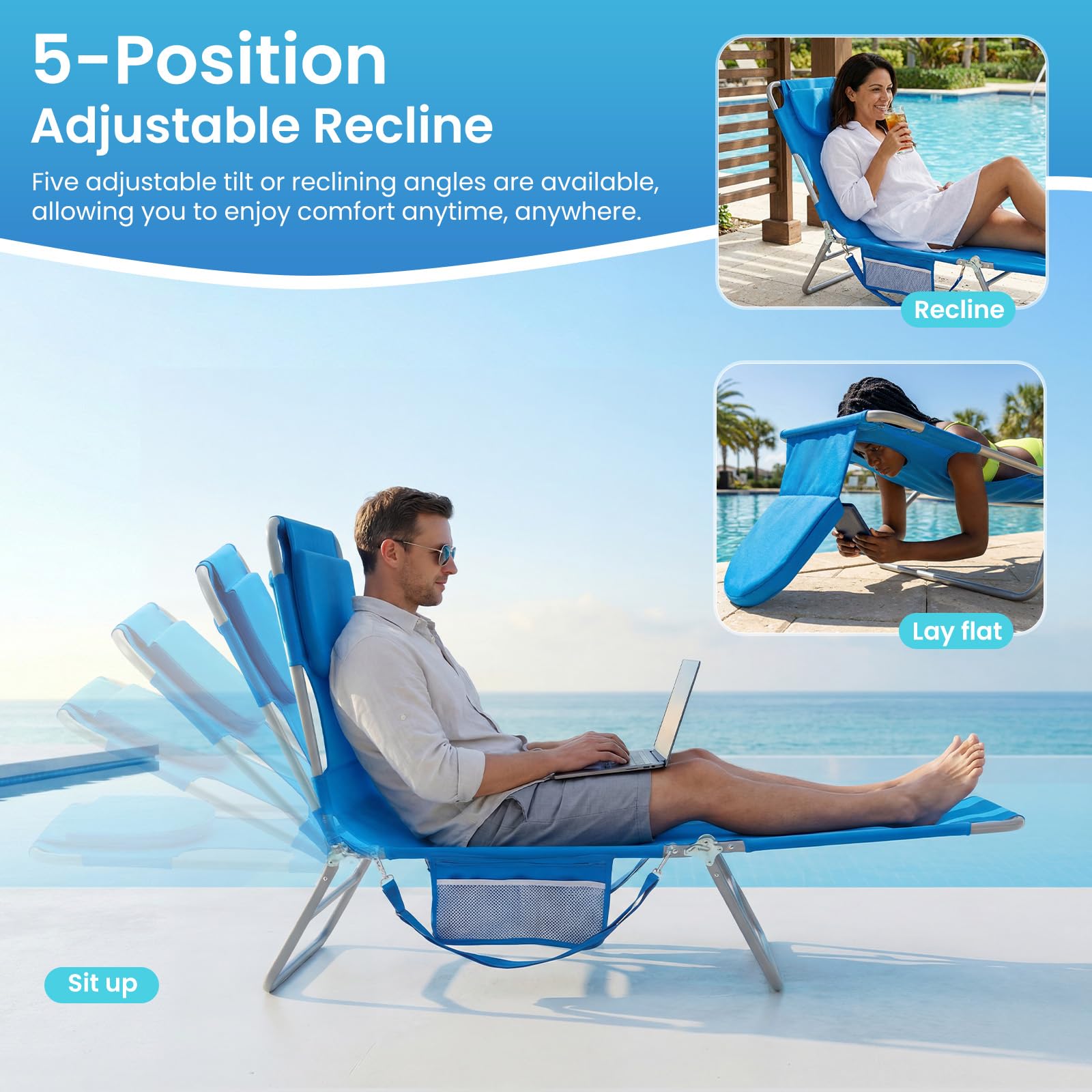 Haysky LSRY-18ST-BU-SX Beach-Camping-Chairs - View #5