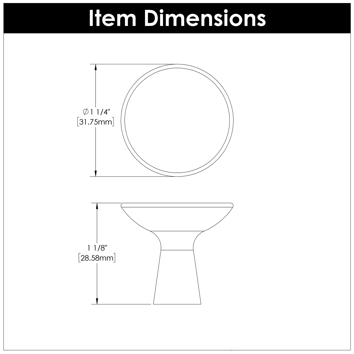 Hickory Hardware H078776CH Cabinet-Knobs - View #5