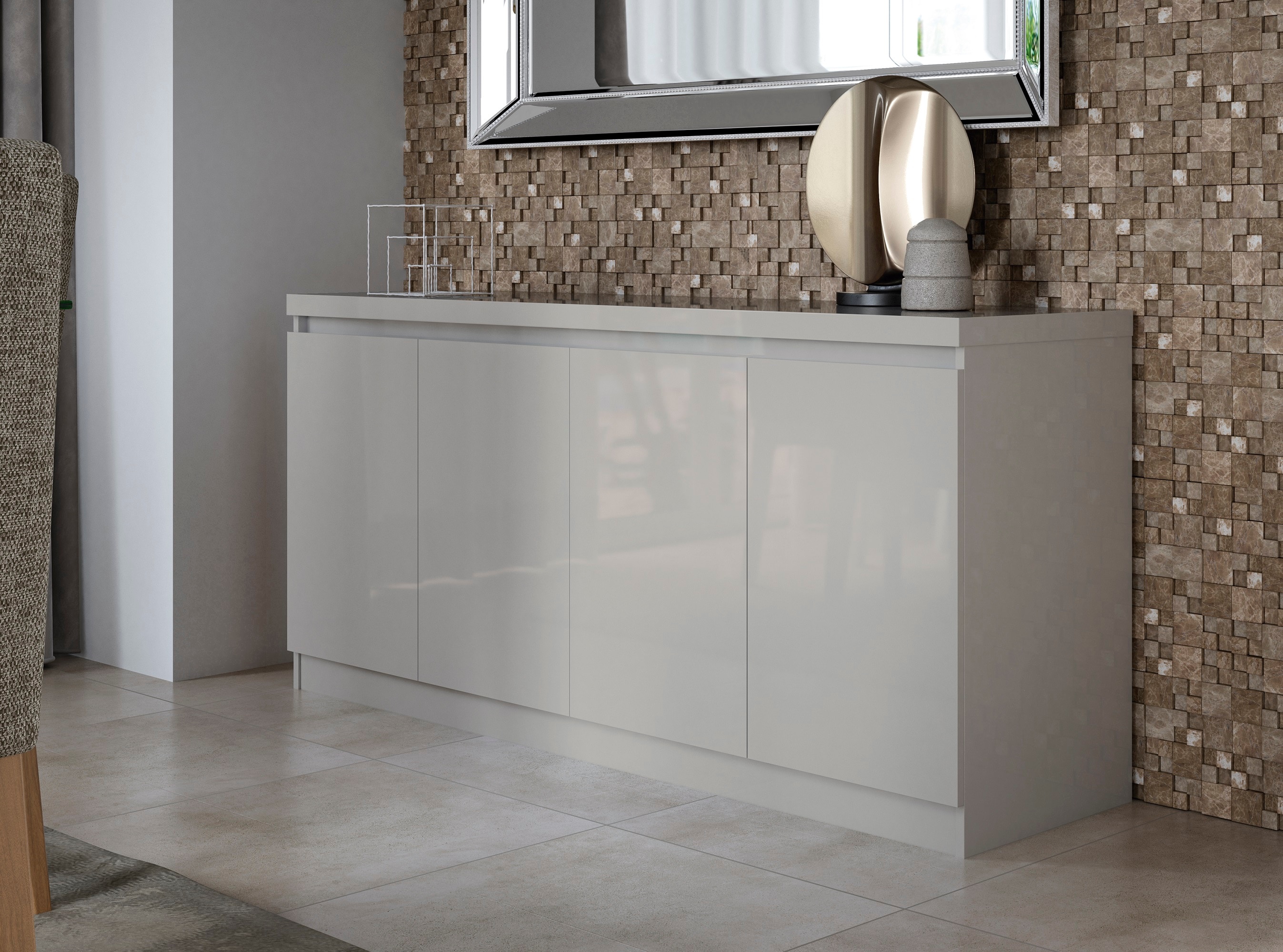 Manhattan Comfort 105855 Dining-Kitchen-Storarge - View #2