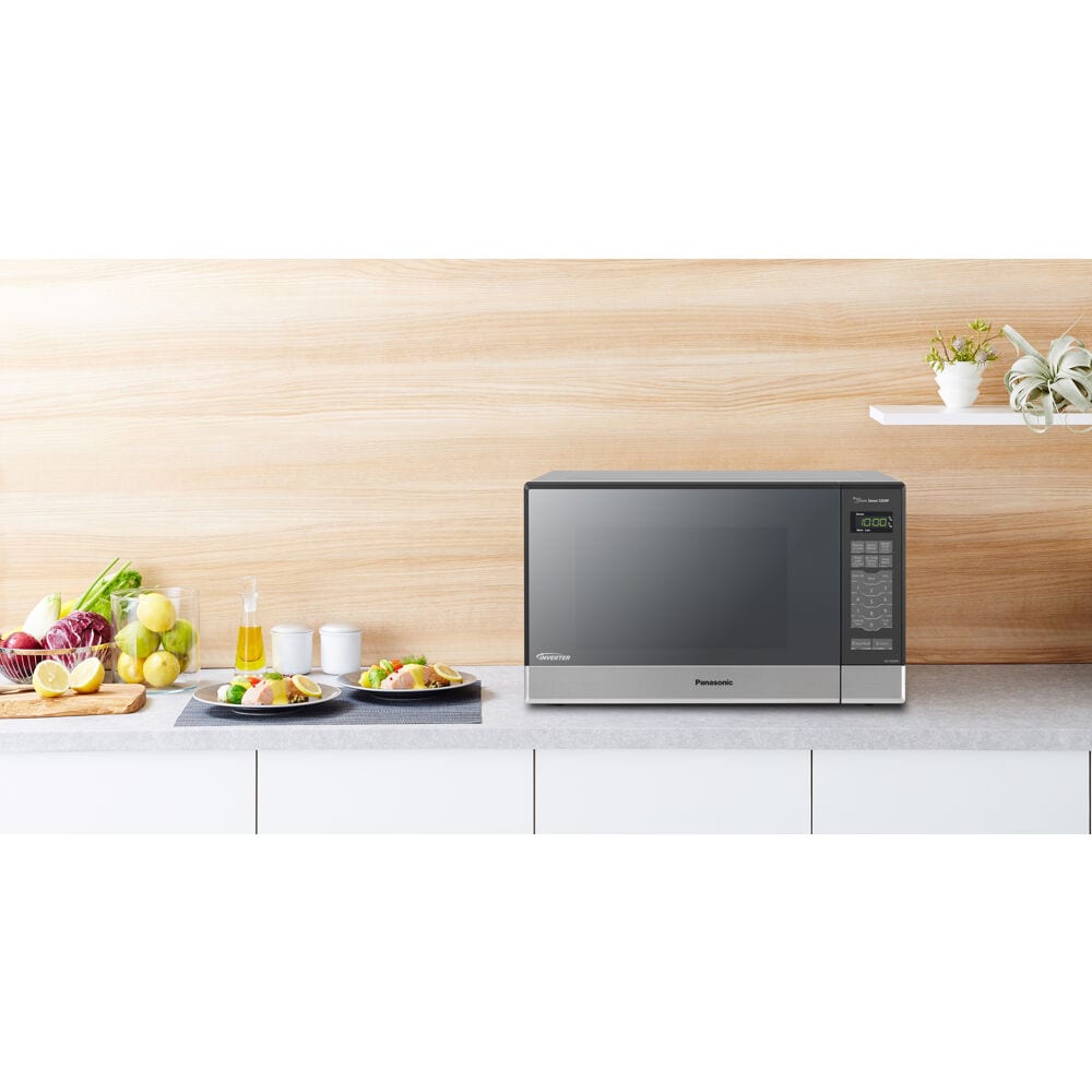 生活家電 掃除機 Panasonic 1.2-cu ft 1200-Watt Countertop Microwave (Stainless 