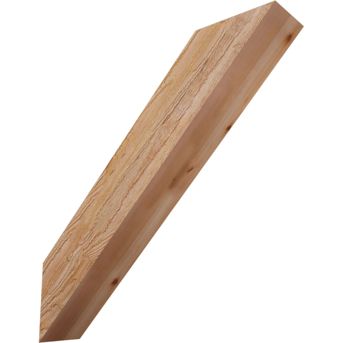 Ekena Millwork BRC06X30X30TRA00RWR 6-in x 30-in x 30-in Western Red Cedar Unfinished Wood Traditional rough sawn