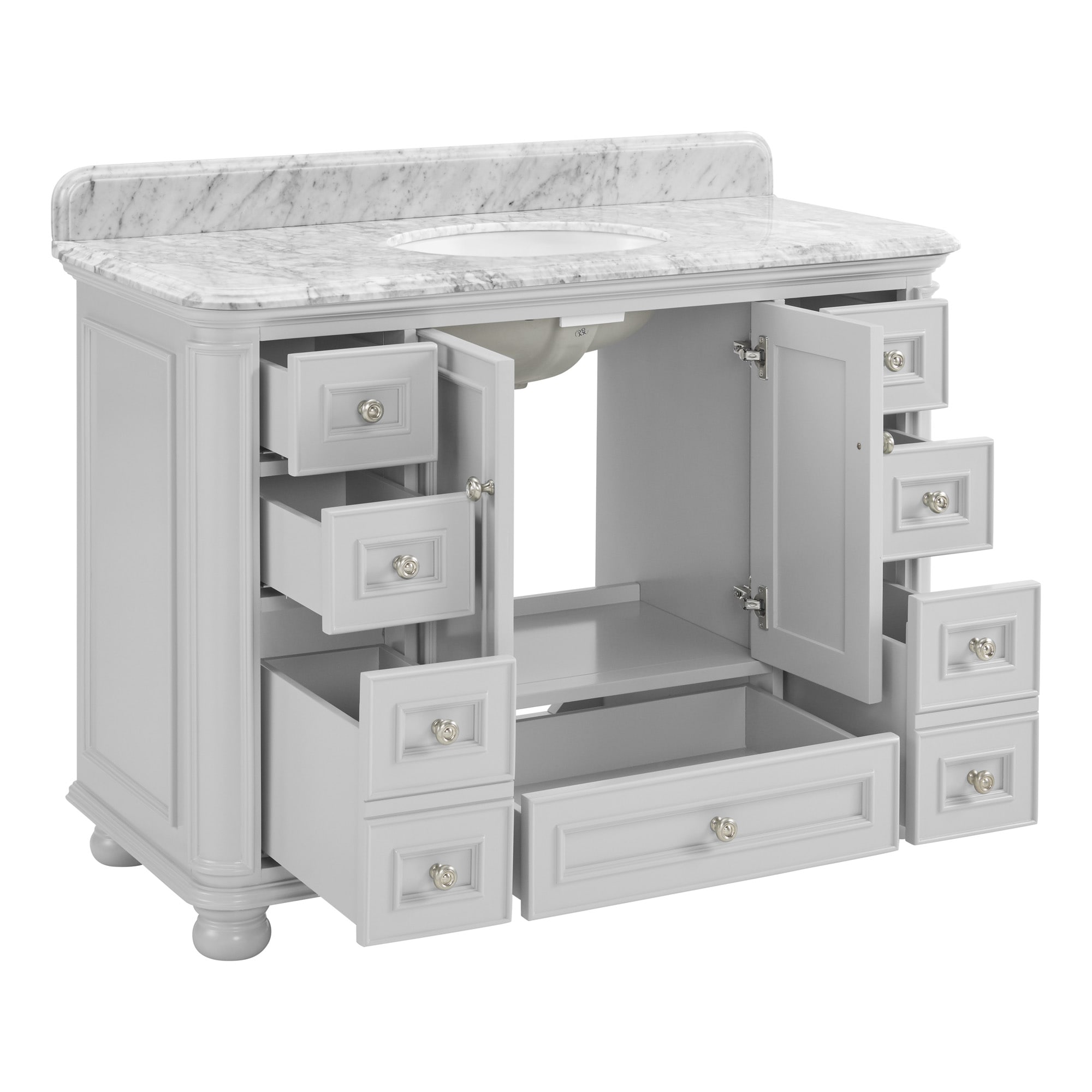 allen + roth 3116VA-48-242L Bath-Vanity-Combo - View #4
