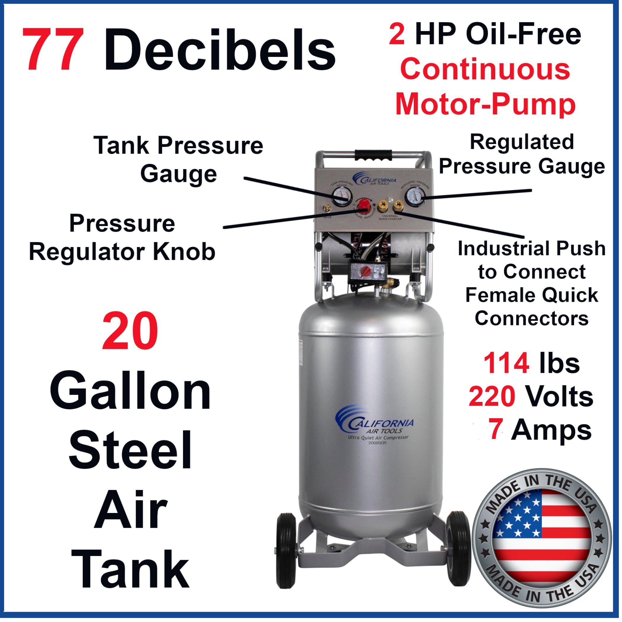 California Air Tools 20020CR-22060 Air-Compressors - View #2