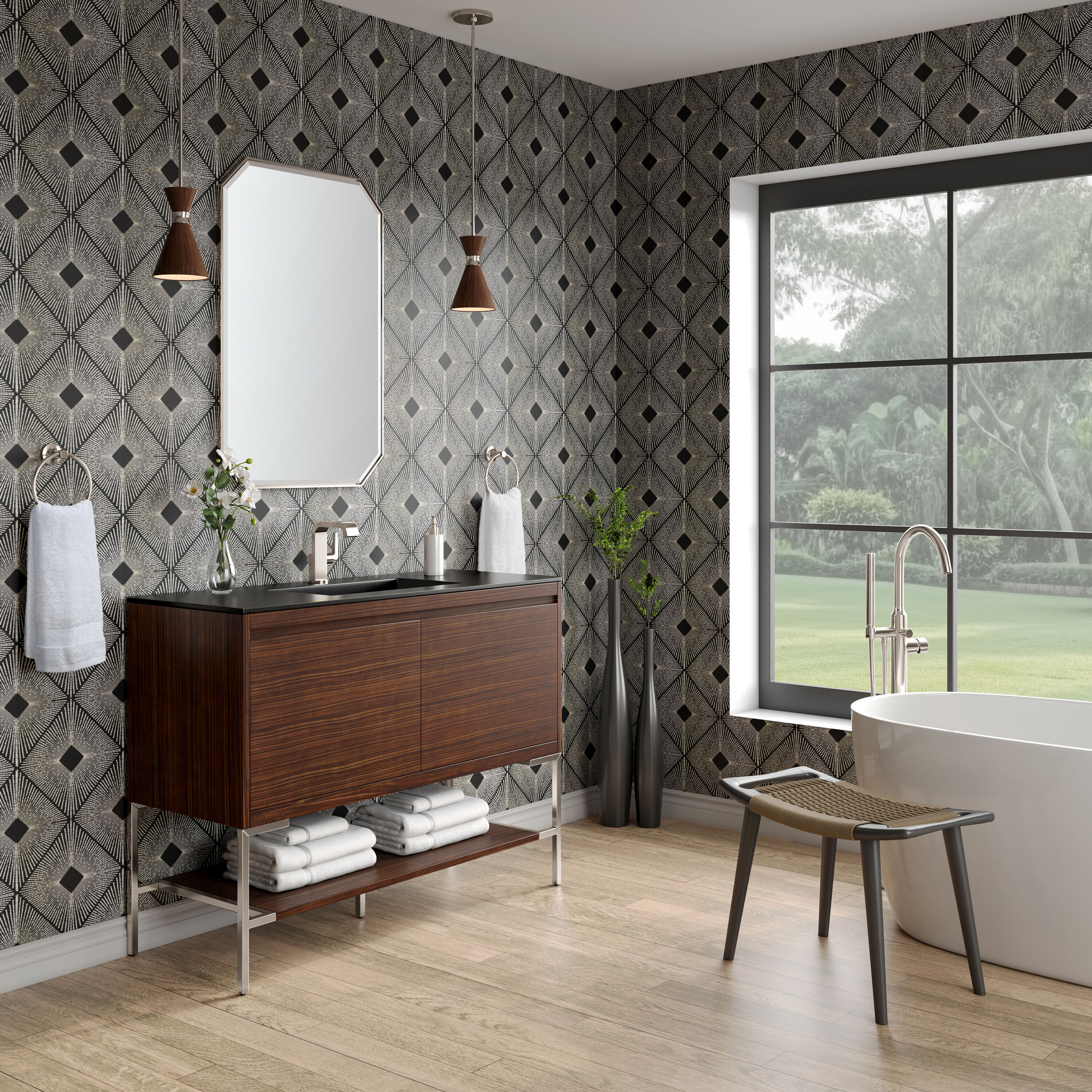 James Martin Vanities 805-V47.3-W-BN-CH Bath-Vanity-Combo - View #5