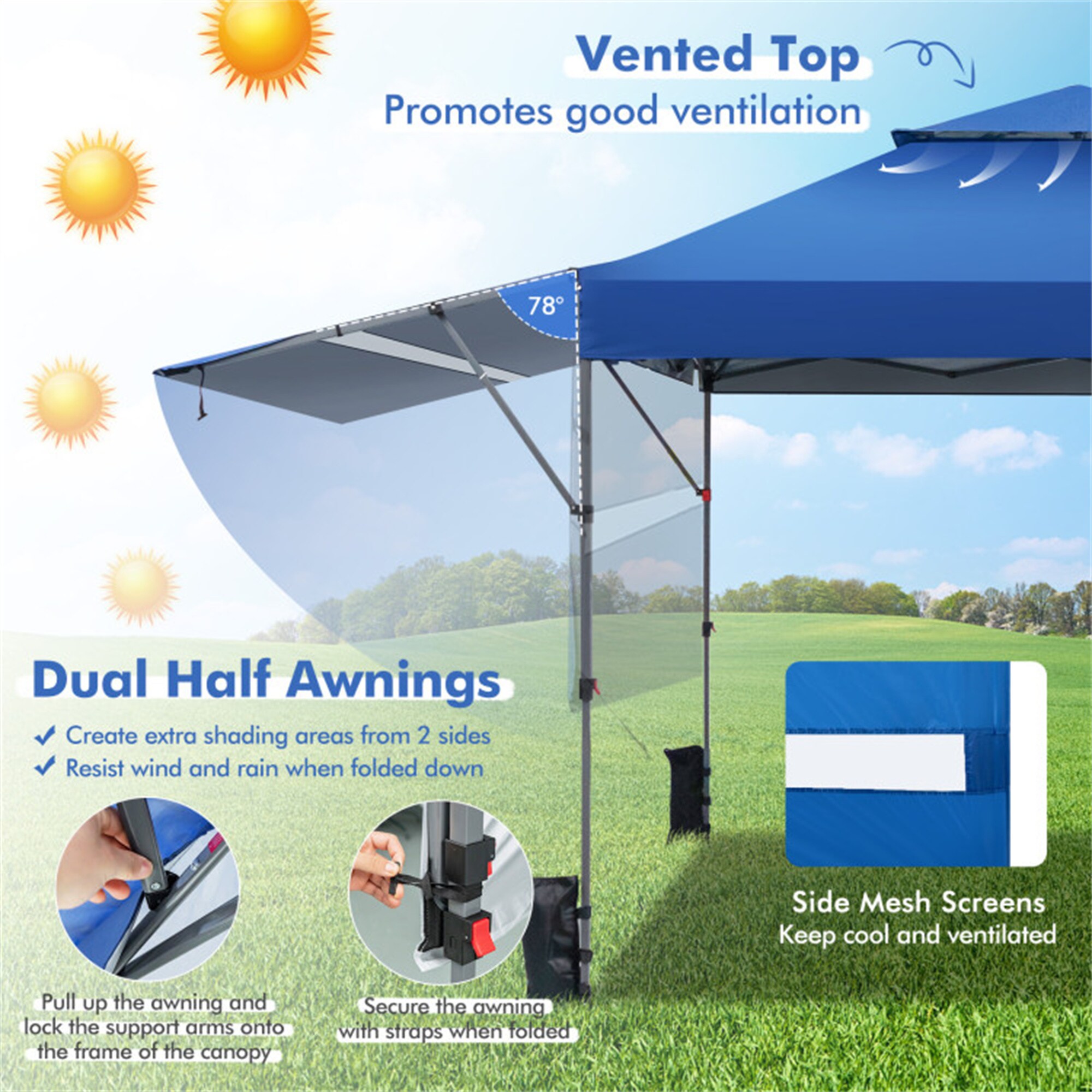 BABOOM BOM-10844BL-CO Canopies-Sl - View #7