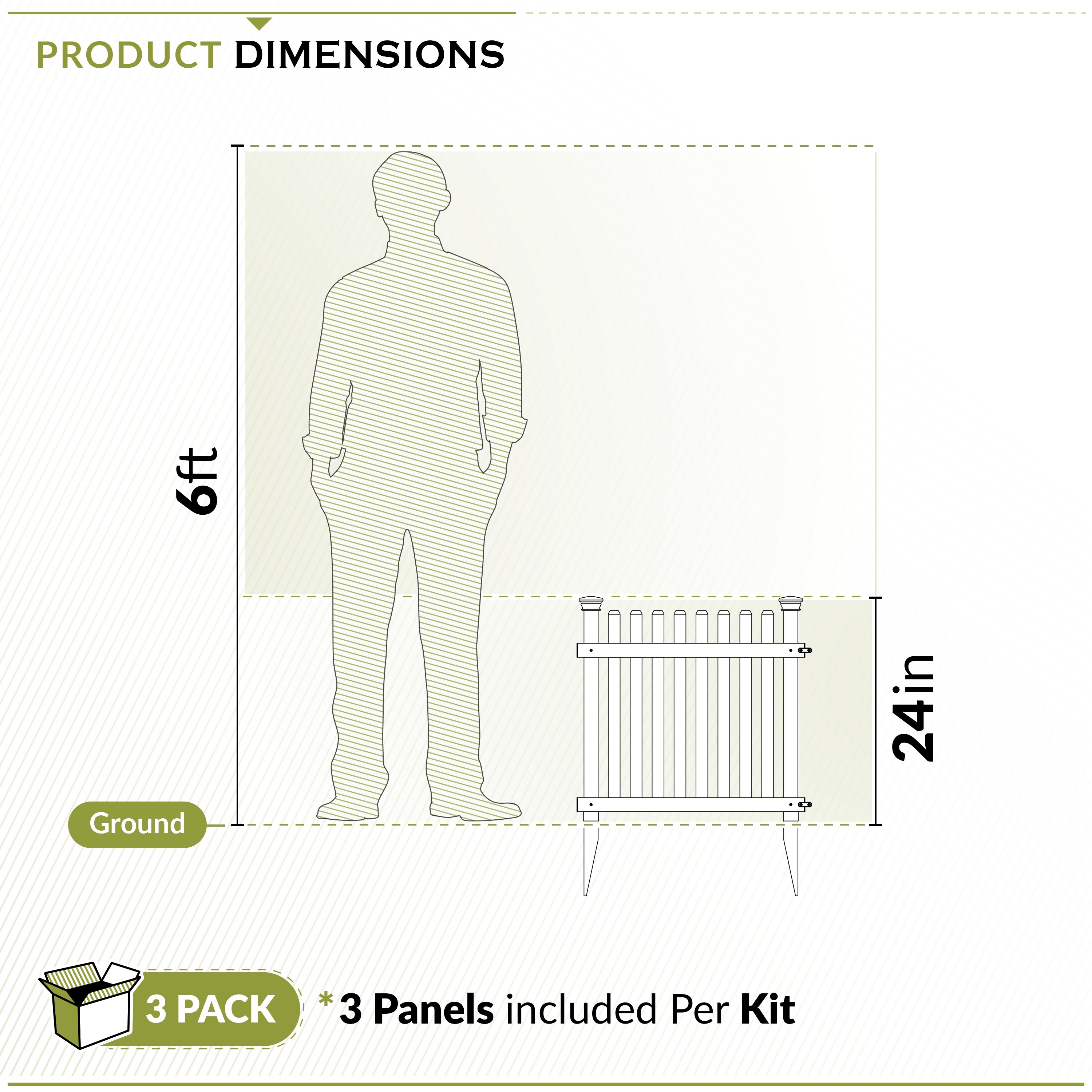 Zippity Outdoor Products ZP19056 Vinyl-Fence-Panels - View #7