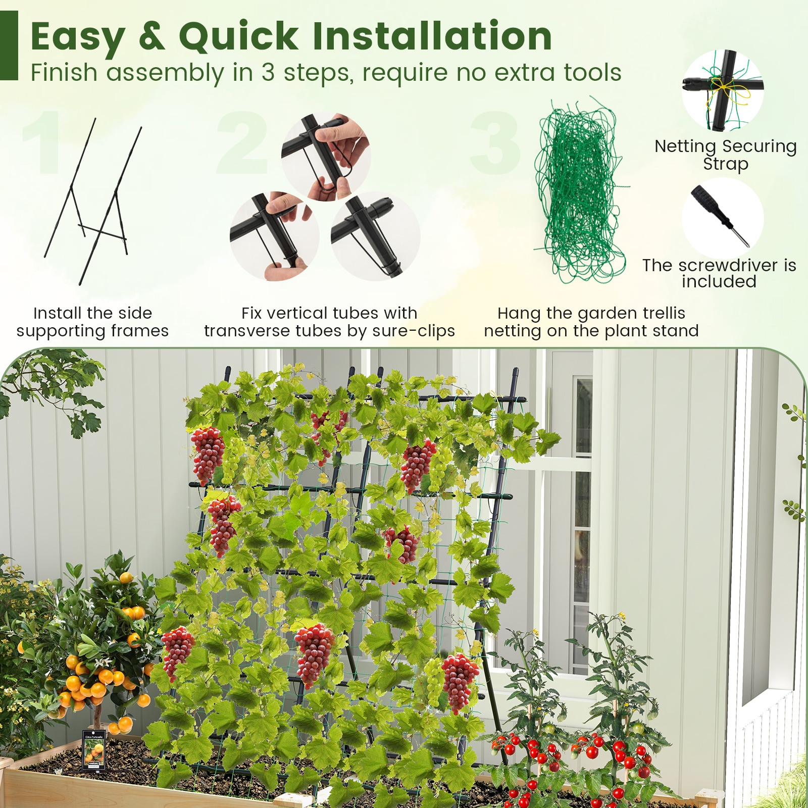  YSGT416672BK Garden-Trellis - View #10