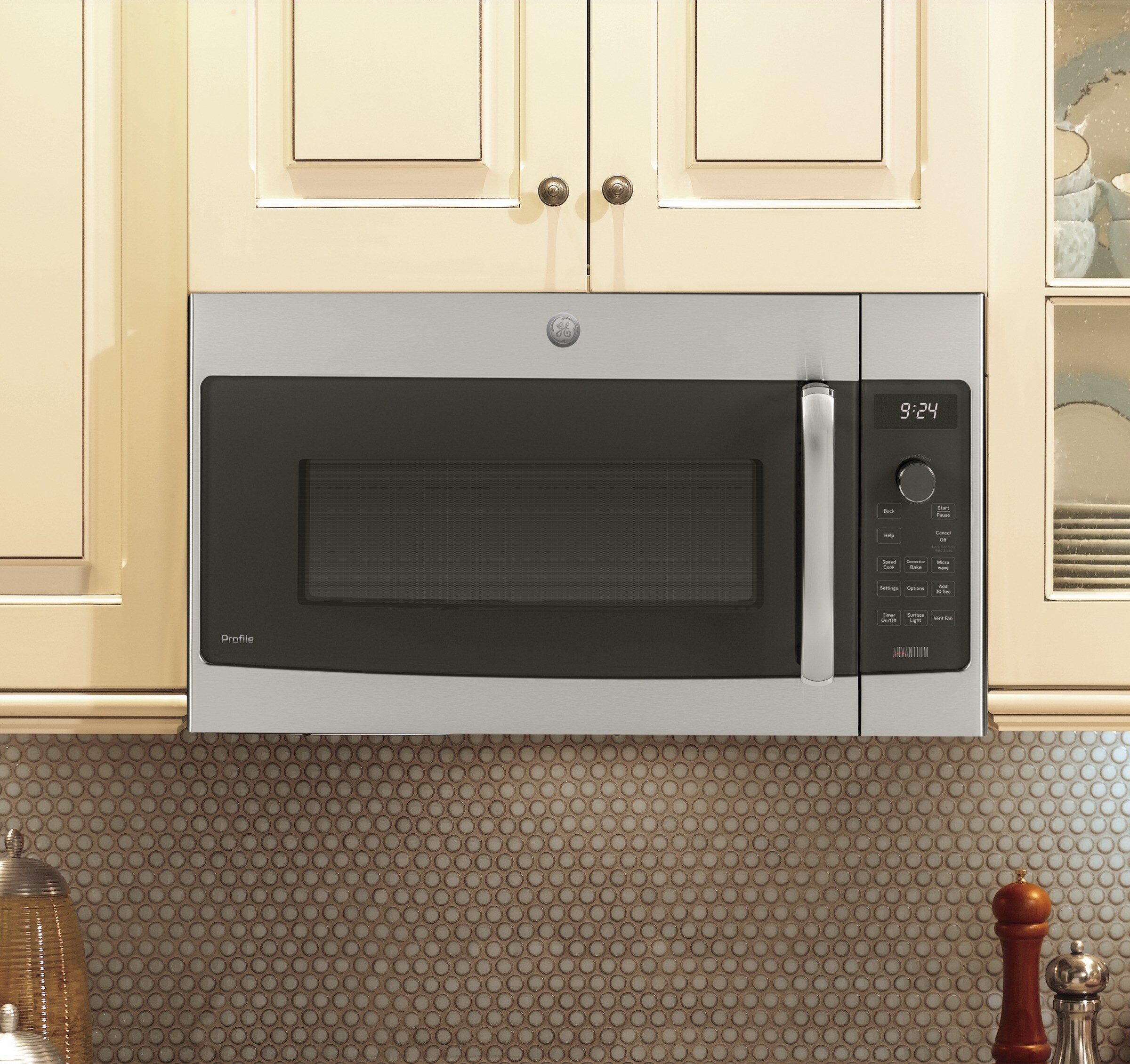 GE Profile™ 1.7 Cu. Ft. Stainless Steel Over The Range Microwave / Clearance  / Obsolete Model / P221304, Appliance Distributors Unlimited