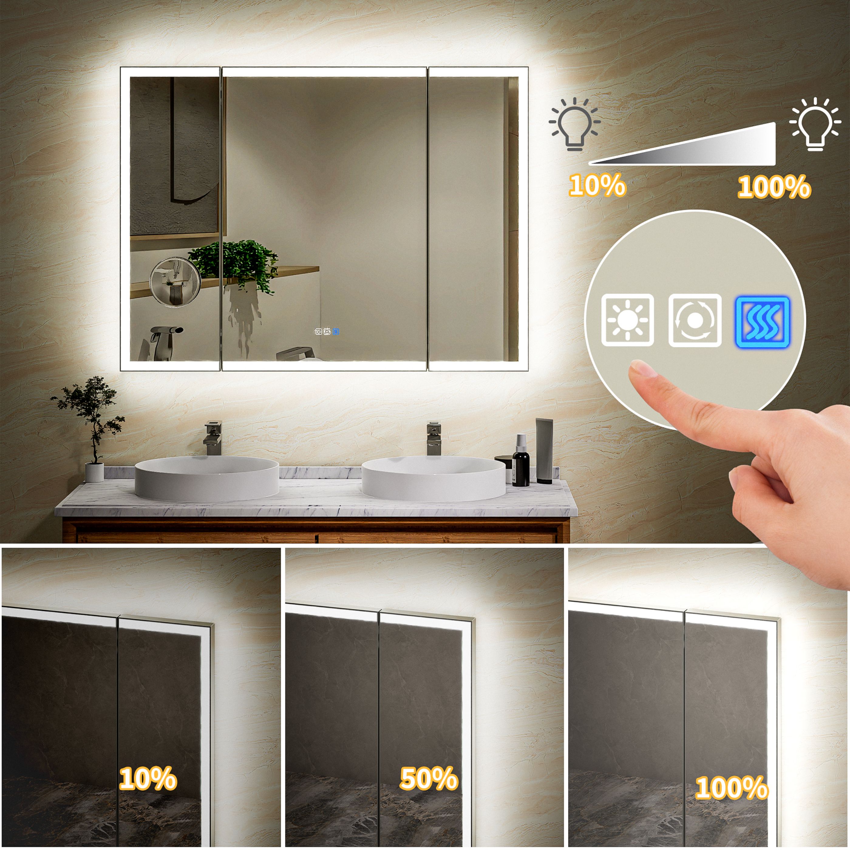 WELLFOR EEX9B4836FB Framed-Bath-Mirrors - View #8
