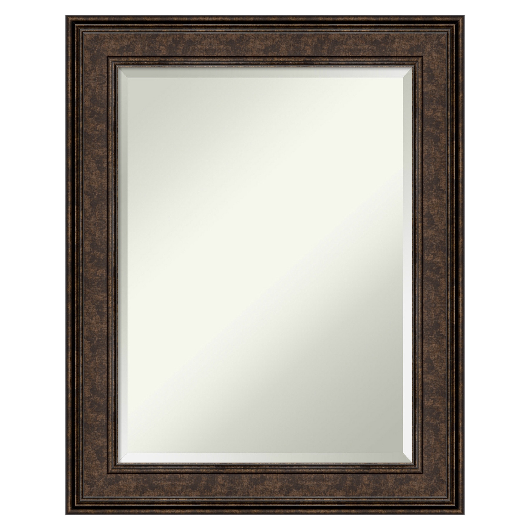 Amanti Art A17005479771 Ridge Bronze 23.75-Inches W x 29.75-Inches H Rectangle Ridge Bronze Framed Wall Mirror