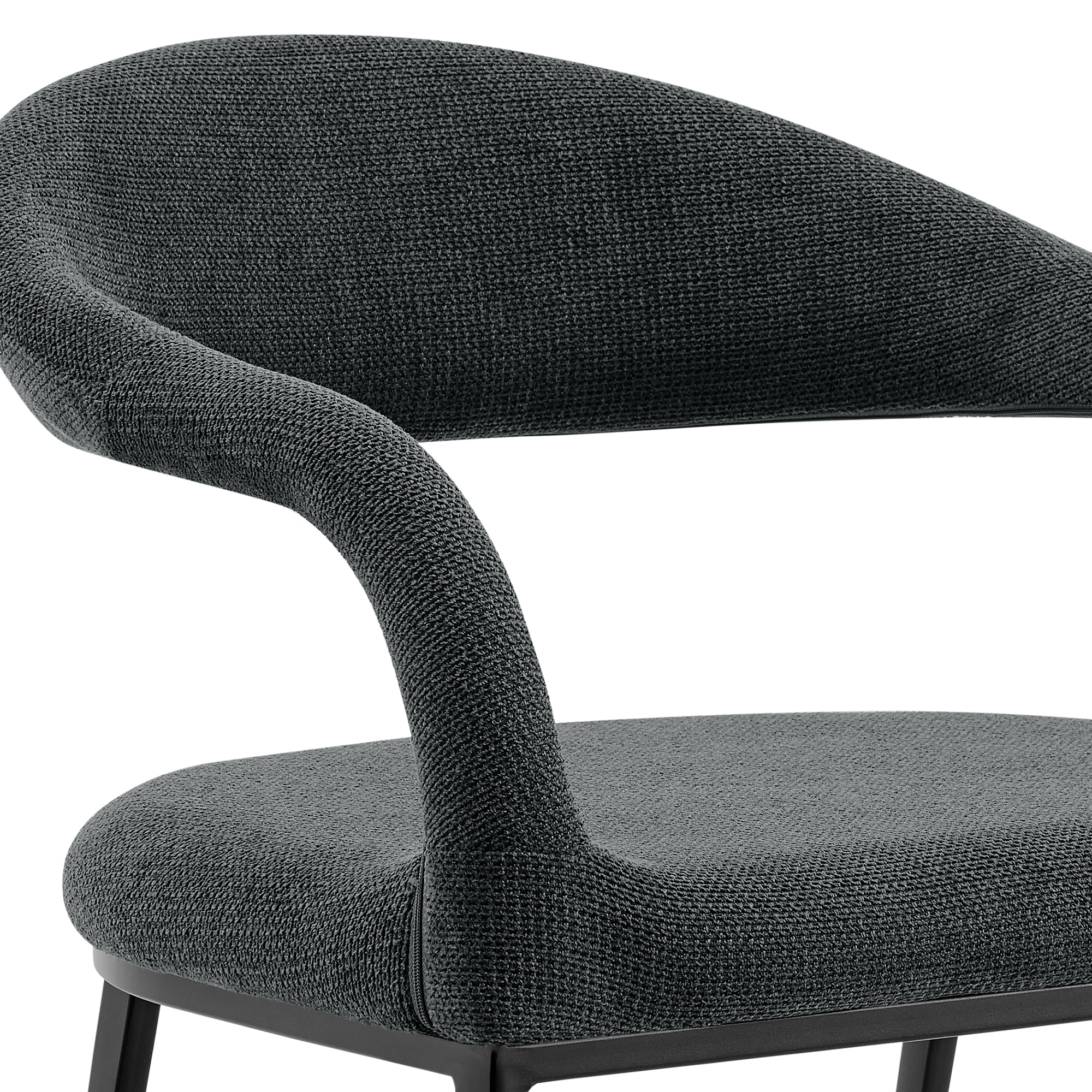 Armen Living LCMOSIBLKCH Dining-Chairs - View #7