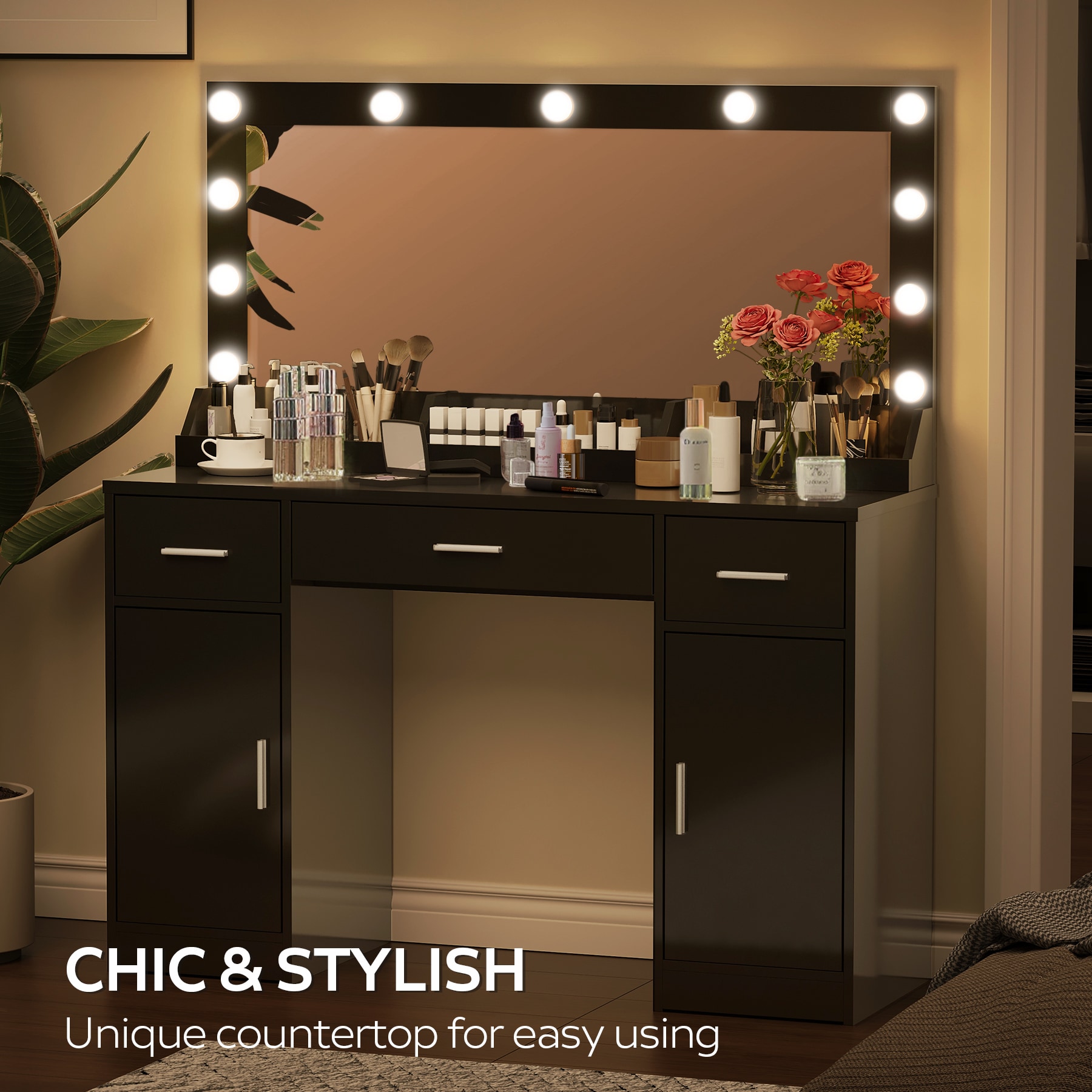 SINOFURN SYC080025WT Bedroom-Vanities - View #5