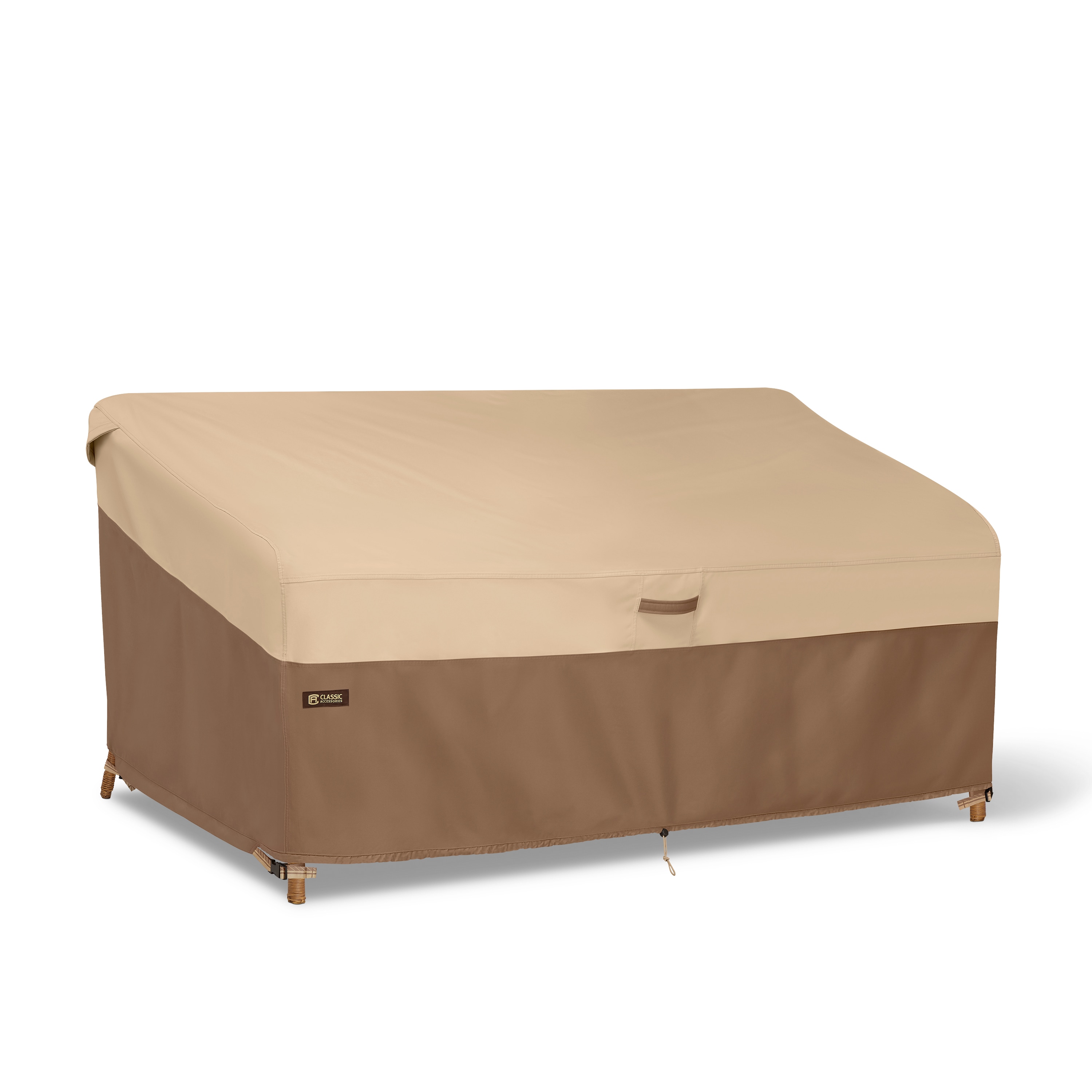 Classic Accessories 56-445-051501-EX Veranda's Best Earth Polyester Patio Furniture Cover For Sofa