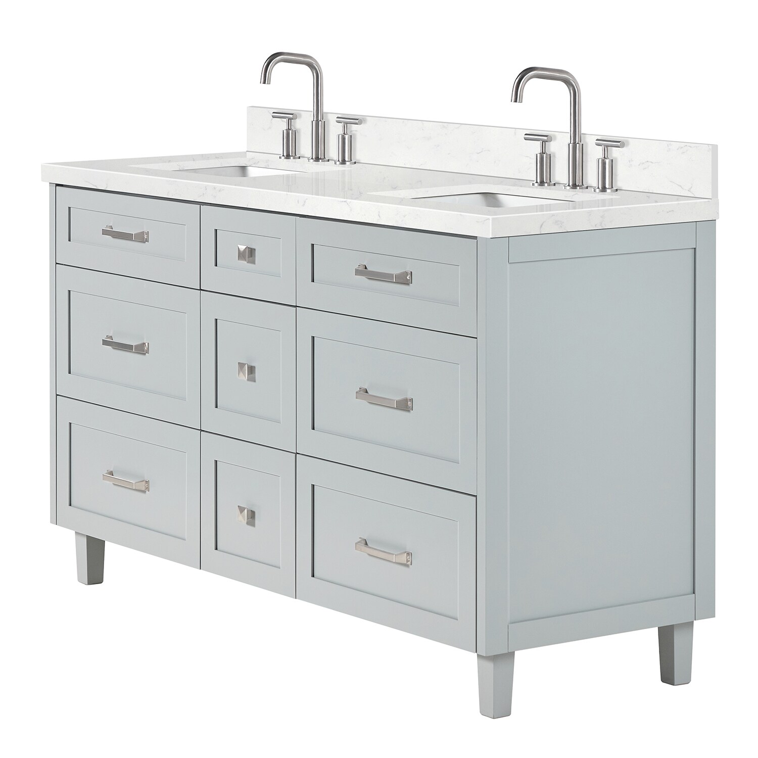 ARIEL B60DCQRVOGRY Bath-Vanity-Combo - View #8
