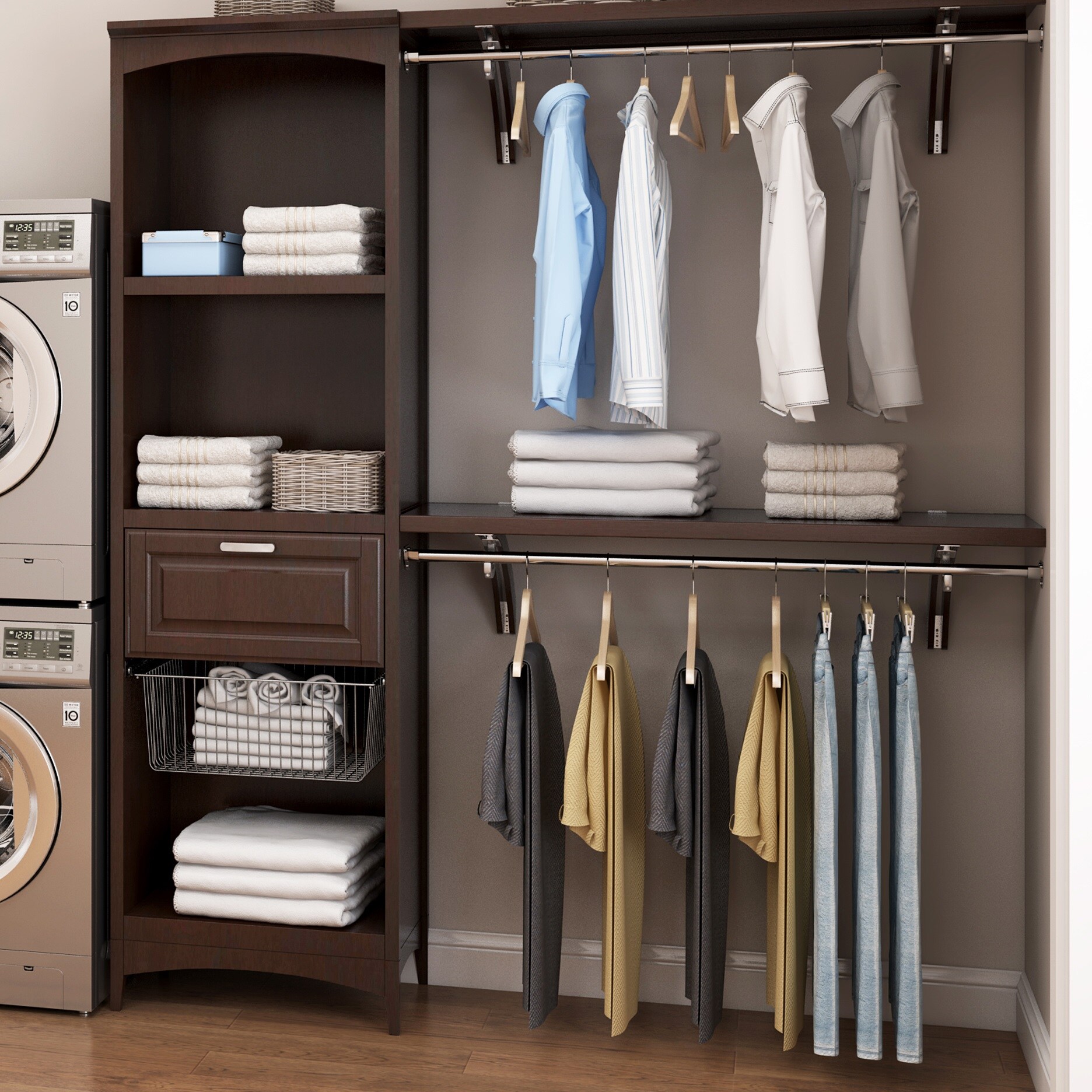 allen + roth WSLSB16J Wood-Closet-Hardware - View #3