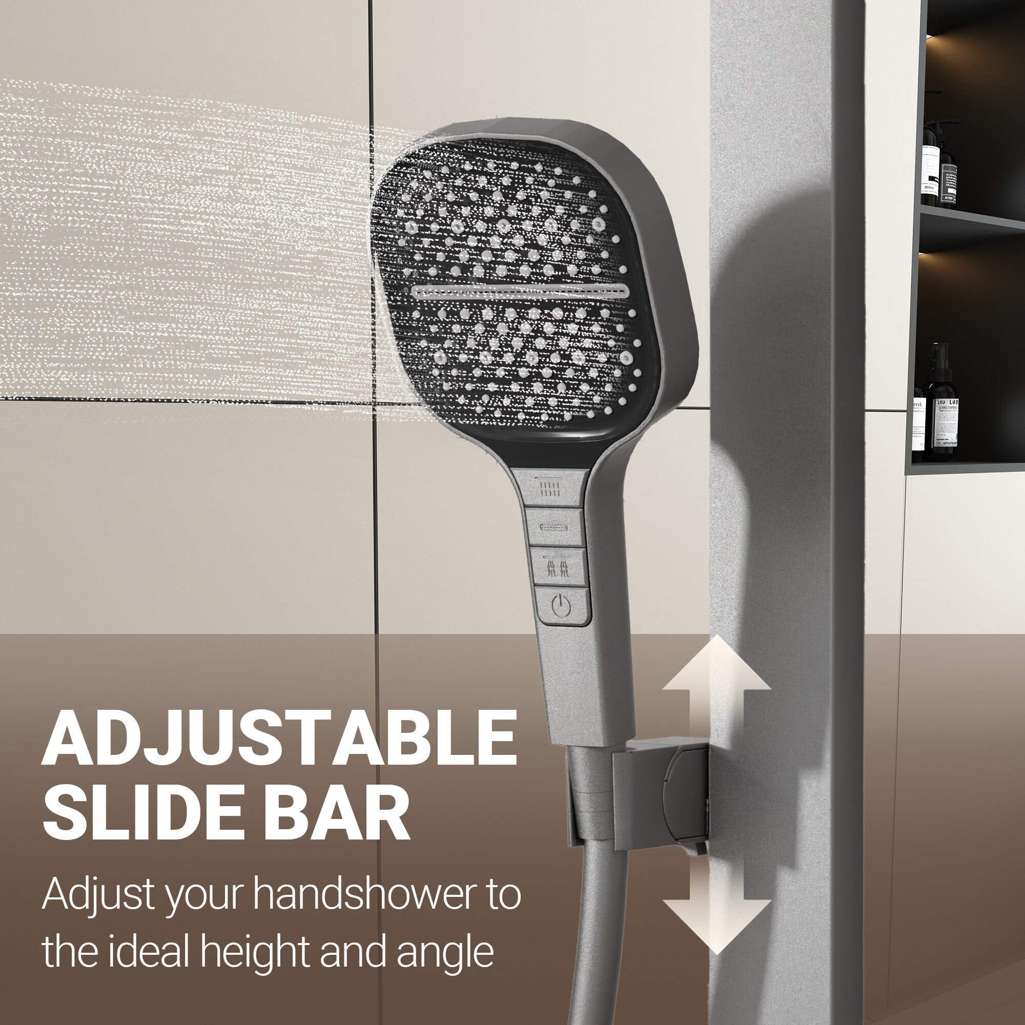 LUCKY ONE MD-MB-6105 Showerhead-Bar-Panels - View #12