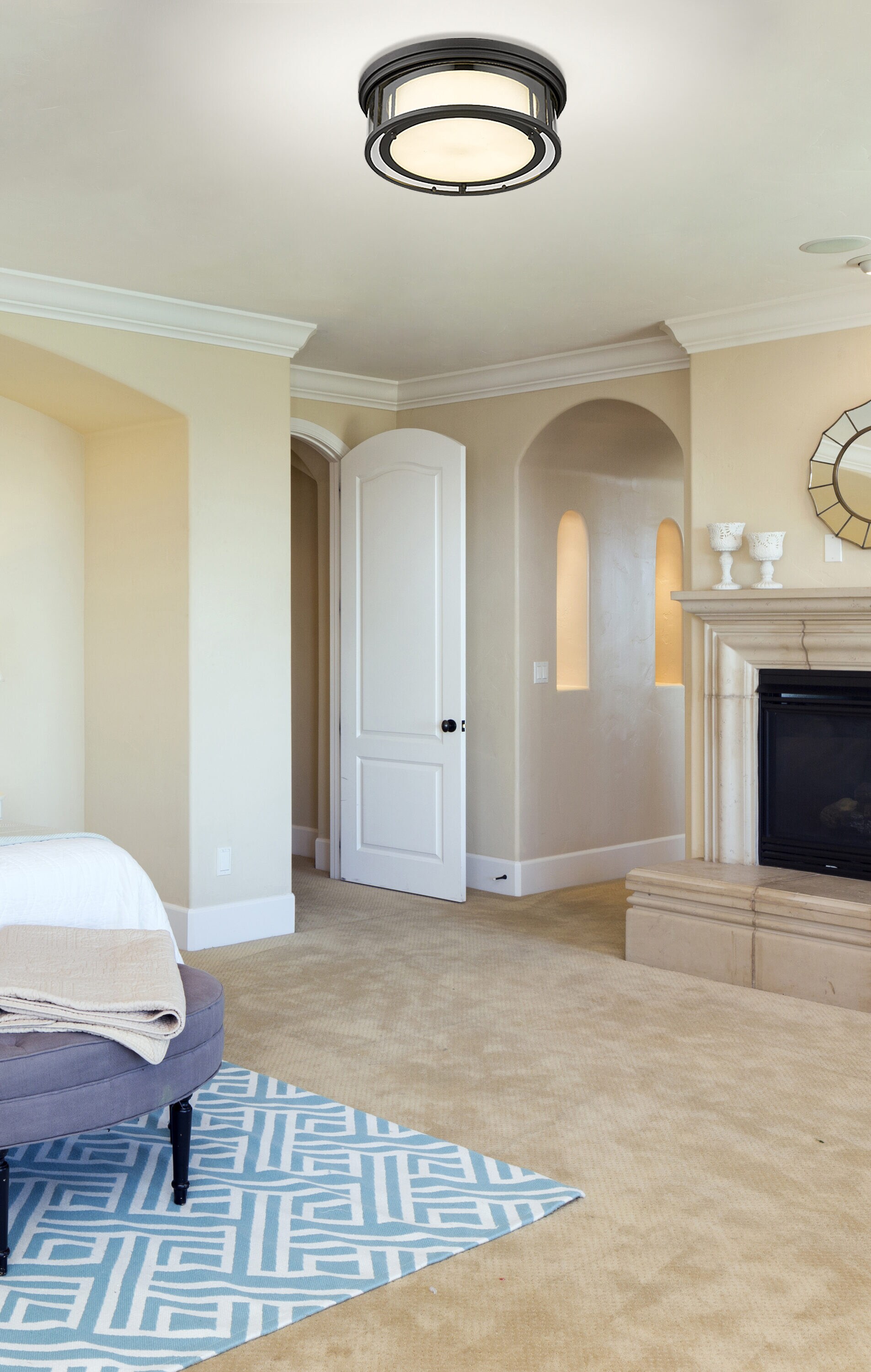 Z-Lite 426F16-BRZ flushmounts - View #3