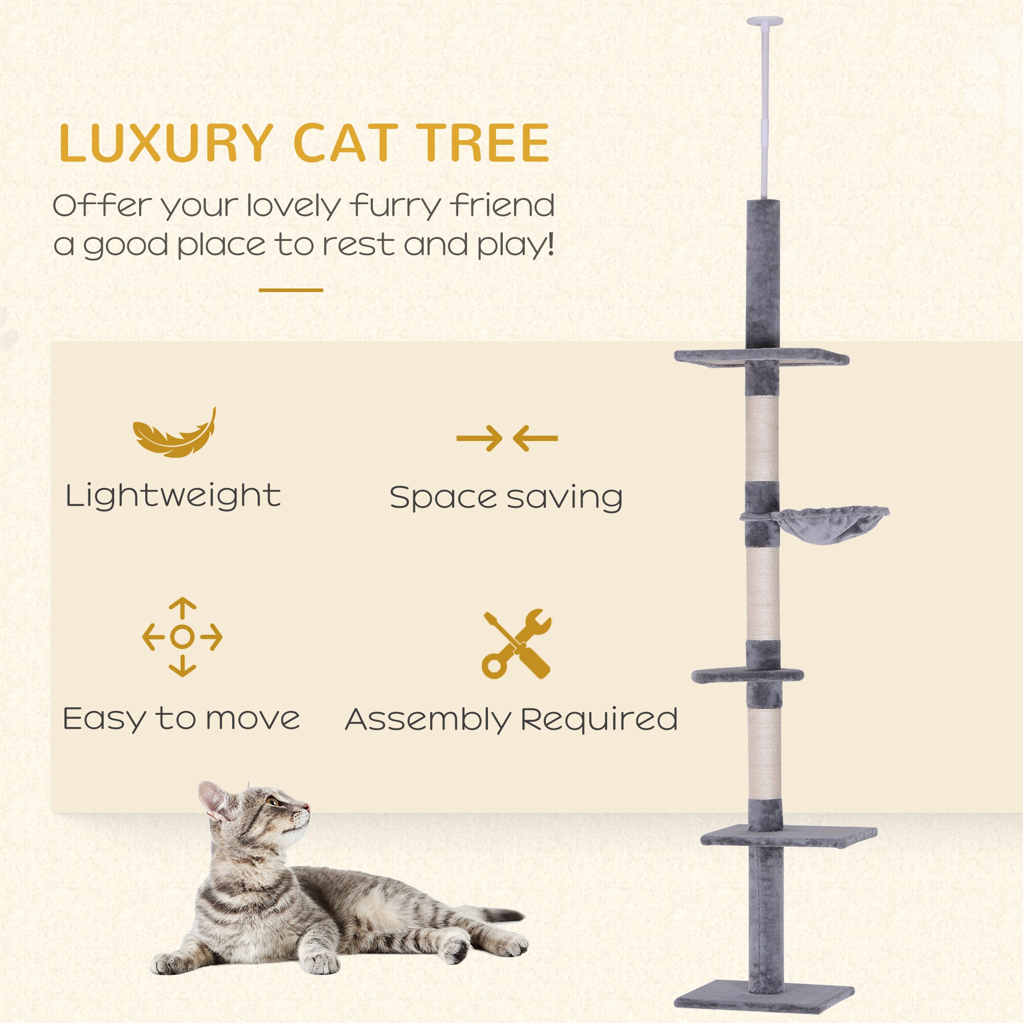 Tinyhomie LW-JA-P166359W2225 Cat-Trees - View #7
