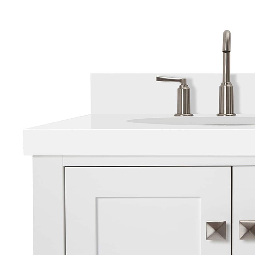 ARIEL A037SLWQOVOWHT Bath-Vanity-Combo - View #10