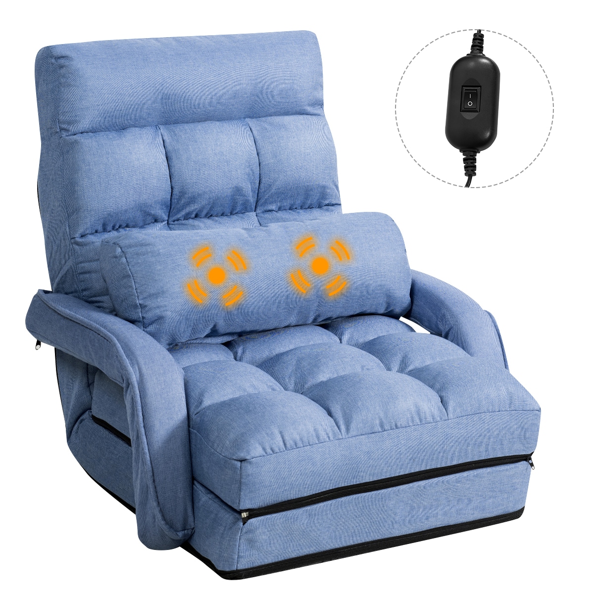 Costway HW56371BL Sofas-Loveseats - View #12