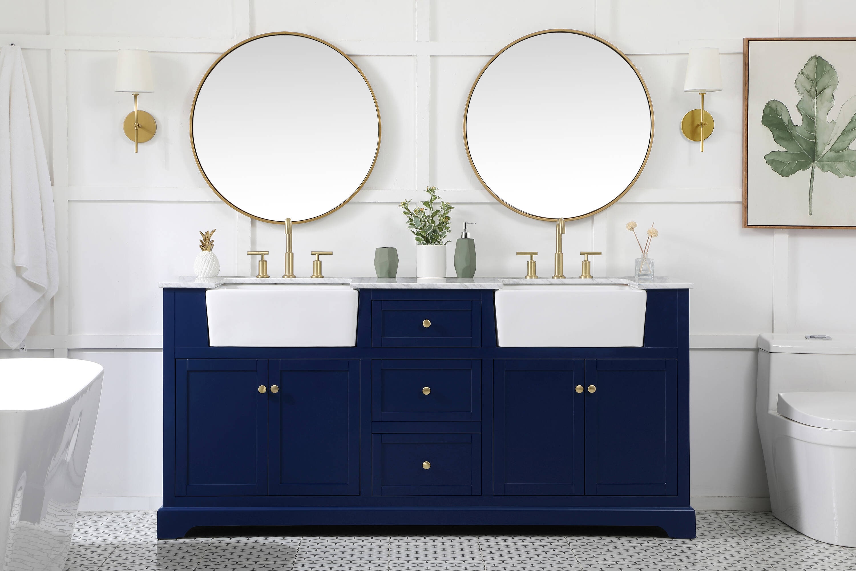 Elegant Decor HF180816DBL Bath-Vanity-Combo - View #5