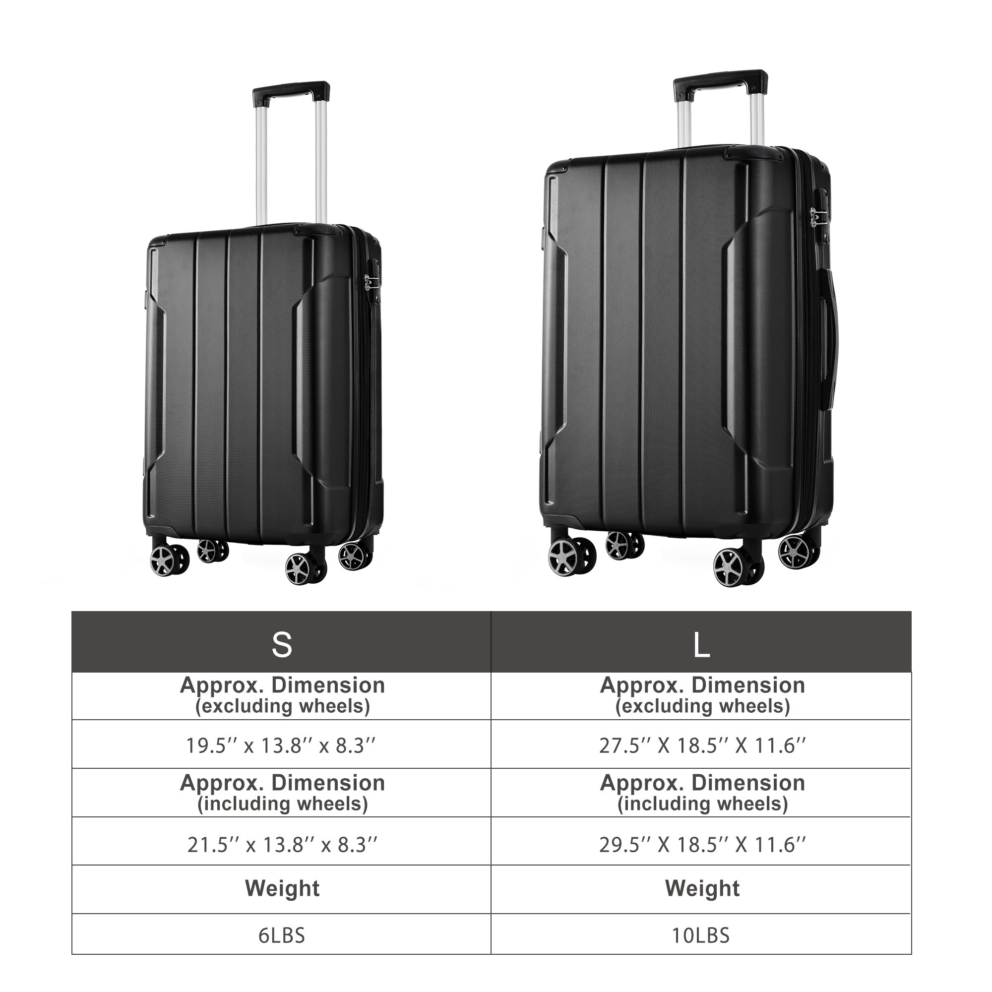 Bybafun YD9500012 Luggage-And-Luggage-Sets - View #3