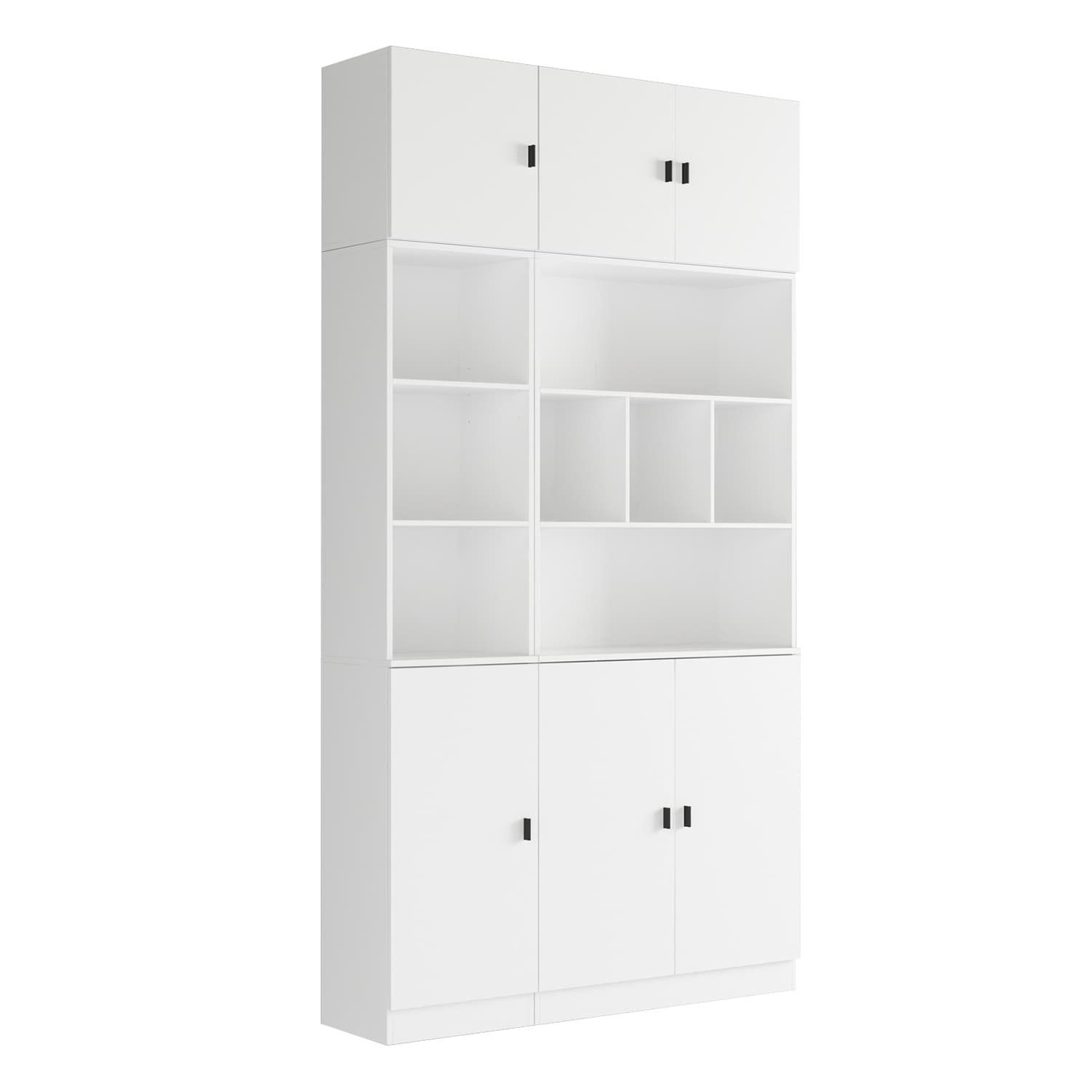 FUFU&GAGA 47.2-in W x 87.7-in H Mdf White Freestanding Utility Storage Cabinet