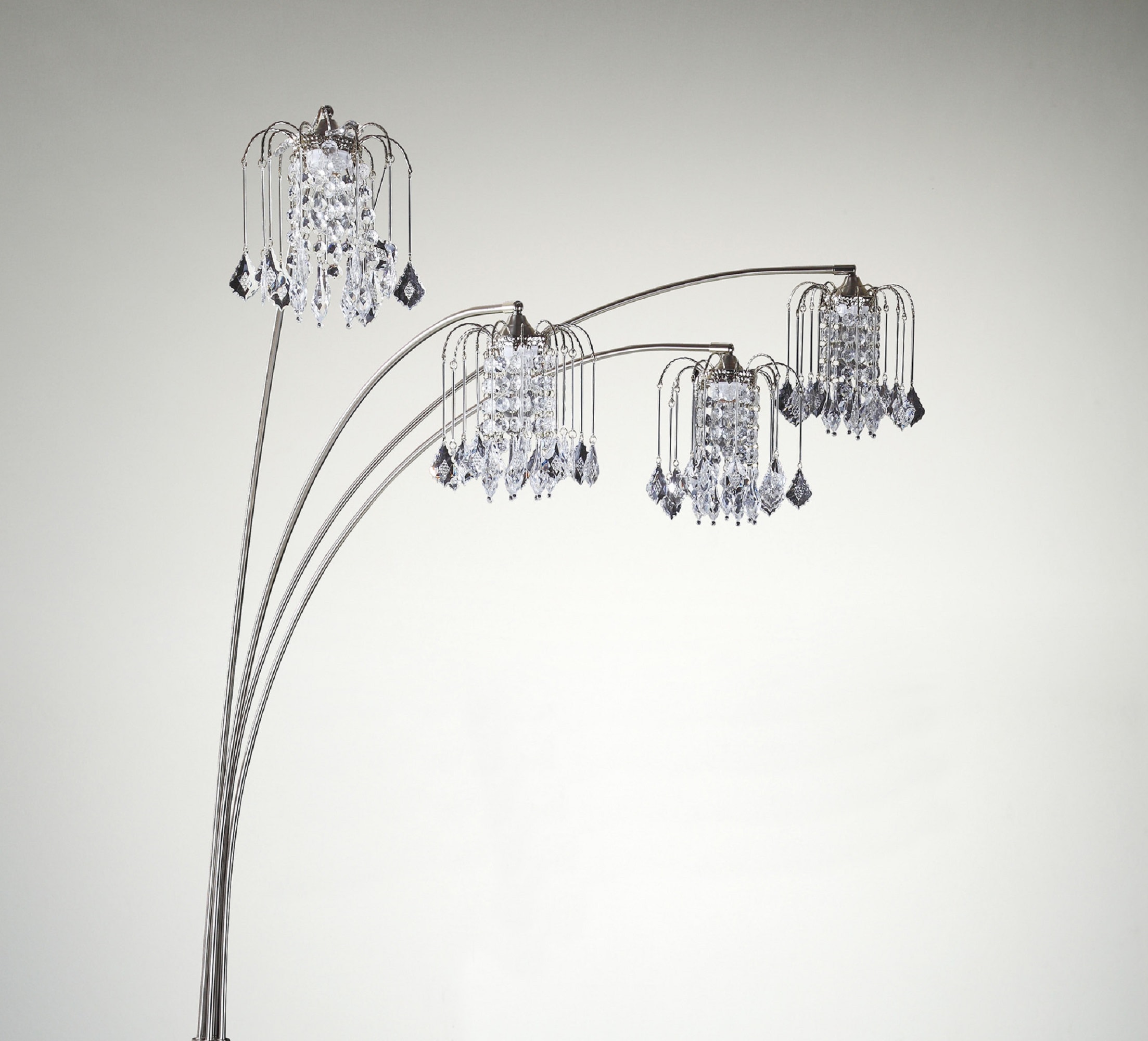 LUXEYARD 1pc Modern Design Classic Luxury Sleek Multi-head Floor Lamp ...