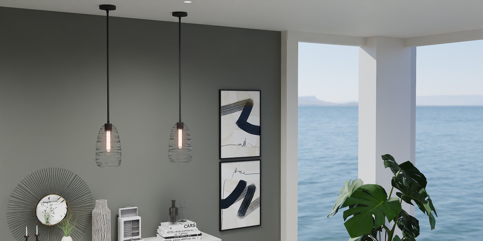 Quoizel QPP6165MBK Pendant-Lights - View #2