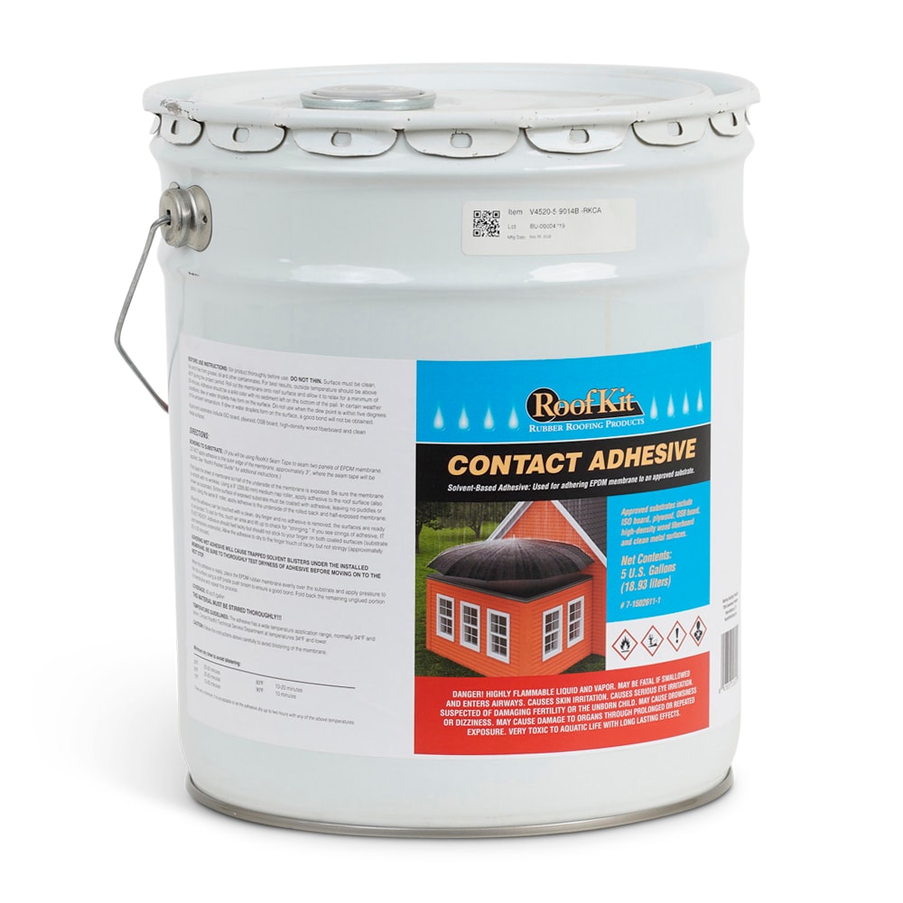 Roofkit Roofing Products Contact 640-fl Oz Off-white Roof Adhesive In 