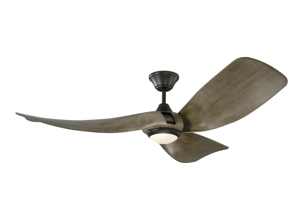 Monte Carlo Melody 56in Pewter LED Ceiling Fan with Light Remote