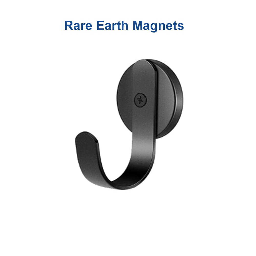 RELIABILT Rare Earth Neodymium Black Magnetic Storage/Utility Hook