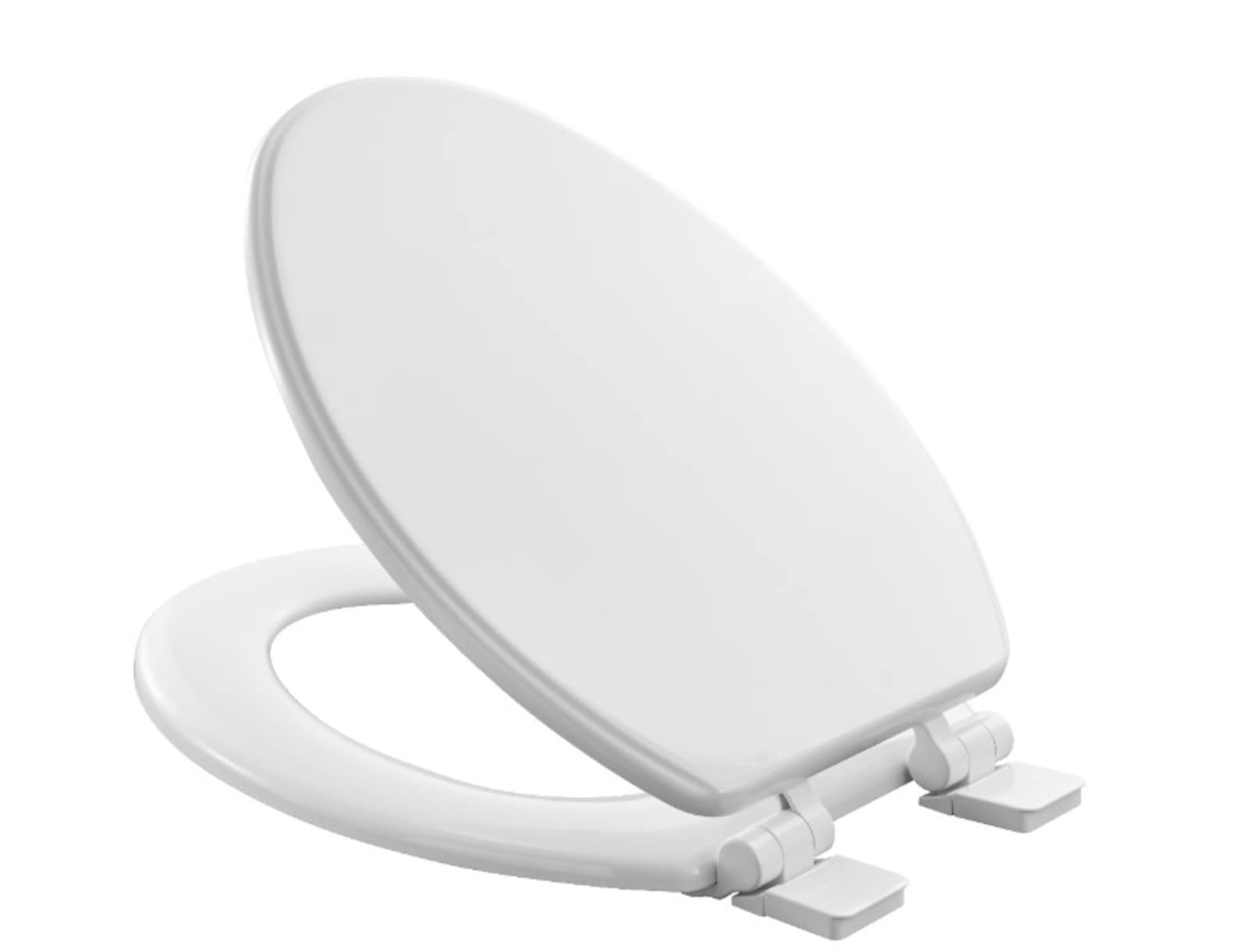 American Standard Moments Wood White Elongated Soft Close Toilet Seat ...