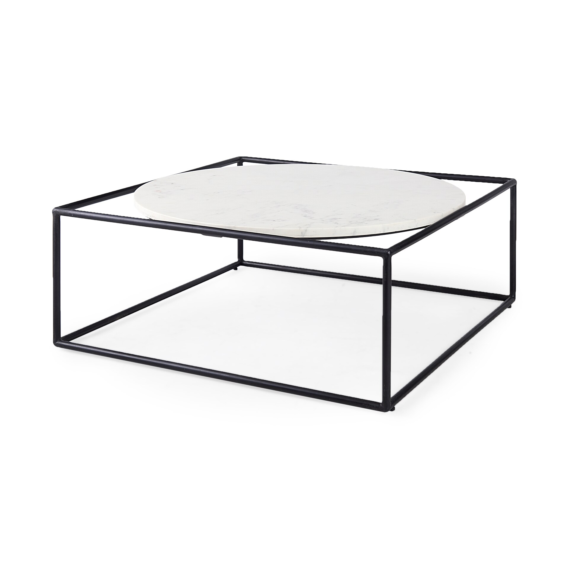 Mercana 69213 Polished Stone Glam Coffee Table