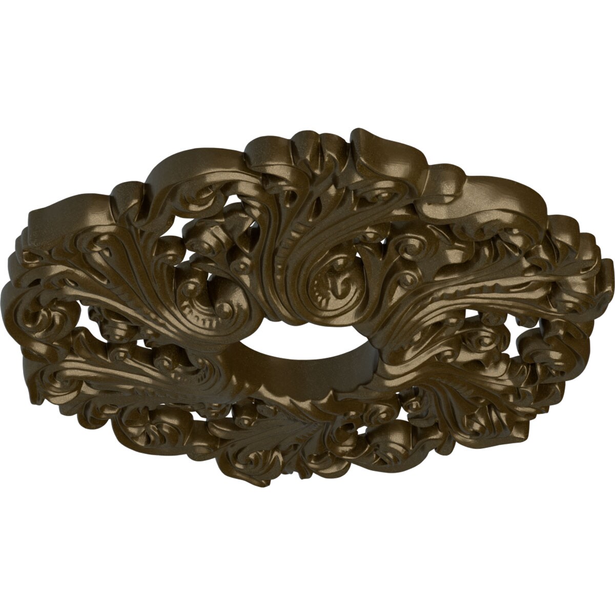 Ekena Millwork CM19ORBRS Ceiling-Medallions - View #2
