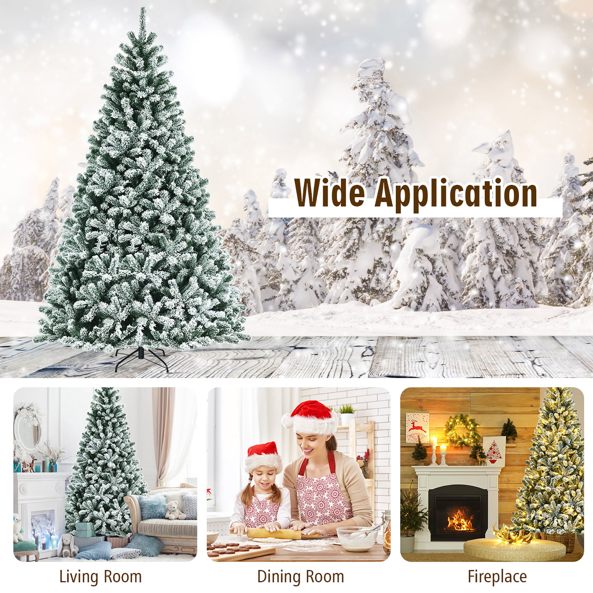 Costway CM23444US Artificial-Christmas-Trees - View #5