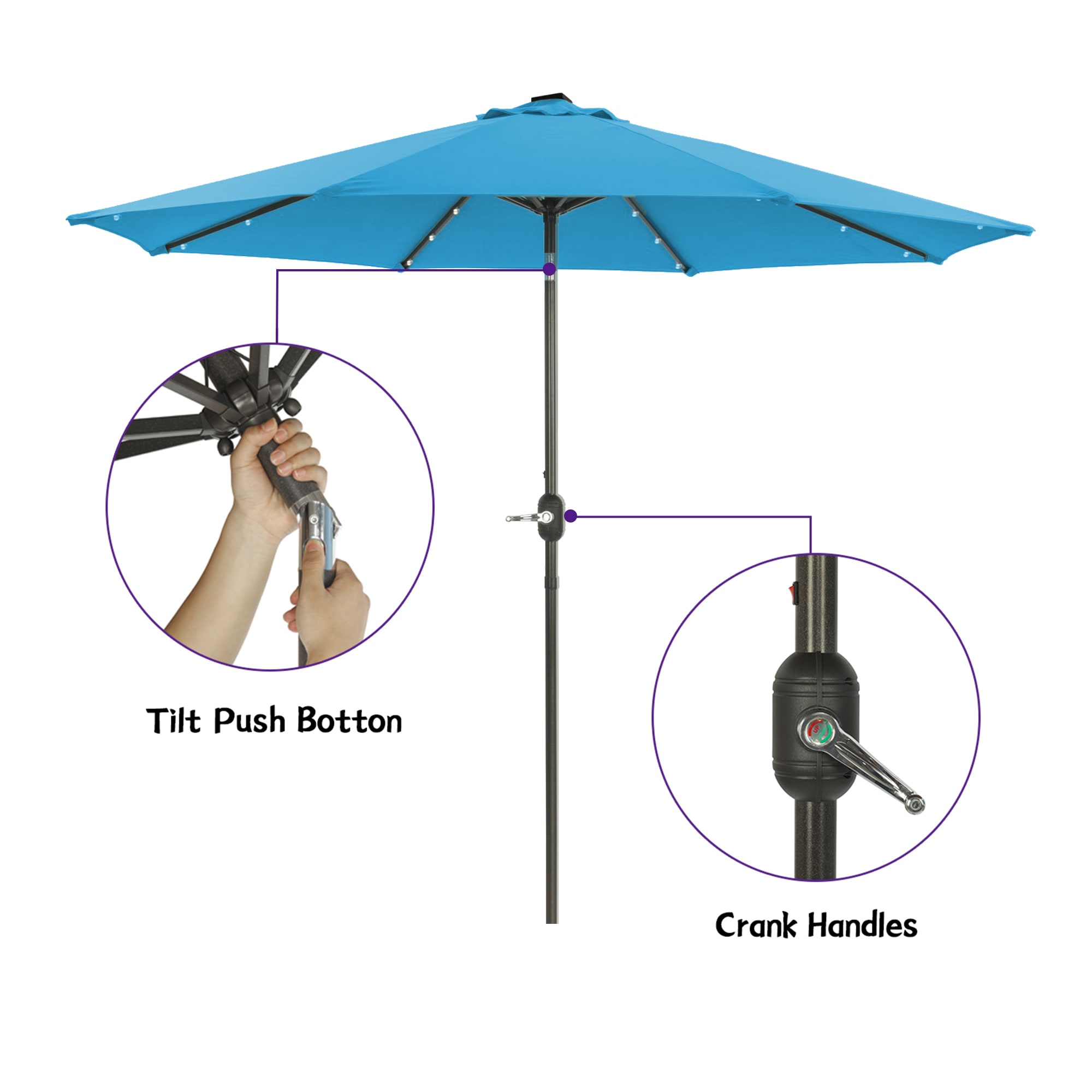 Mondawe 21270LBLE-SM Umbrellas-2 - View #6