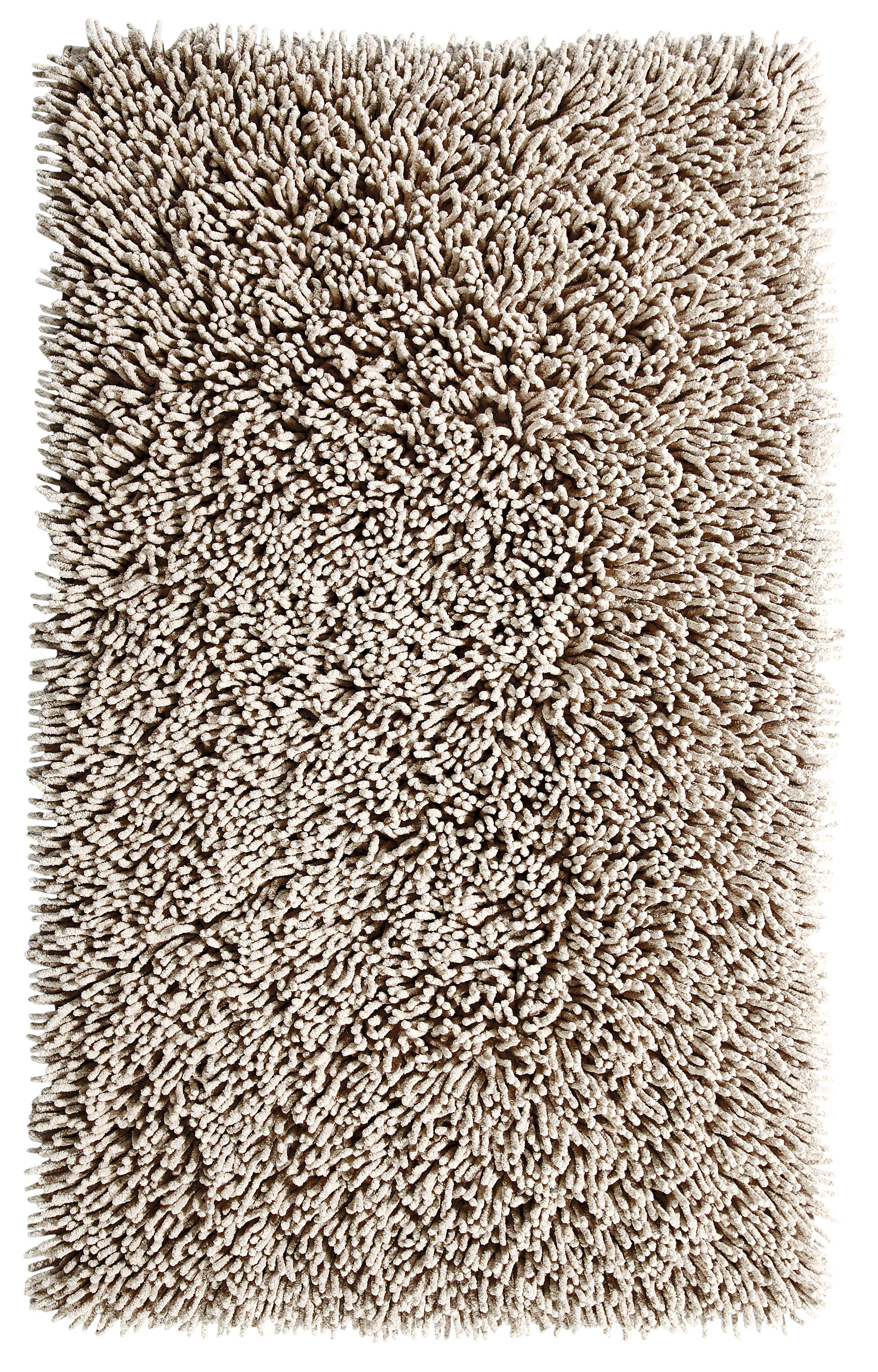  KB2134-CSHAG-STO Chenille Shaggy 21-Inches x 34-Inches Stone Cotton Bath rug