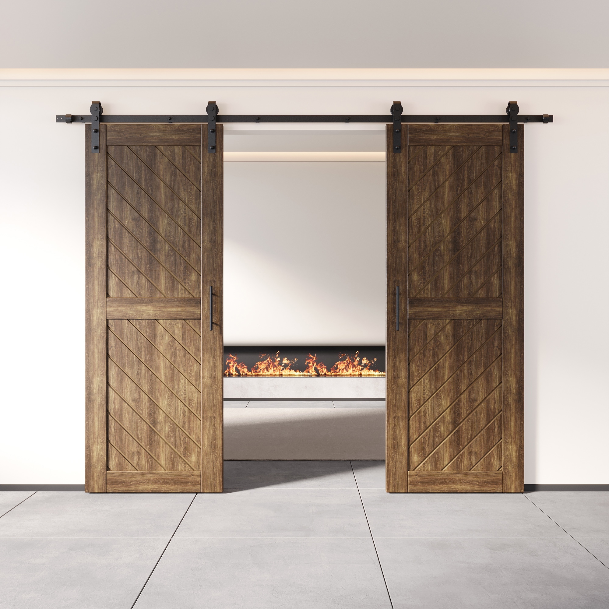 HOMACER YT2H132C-XT2-3080-WA Barn-Doors - View #8