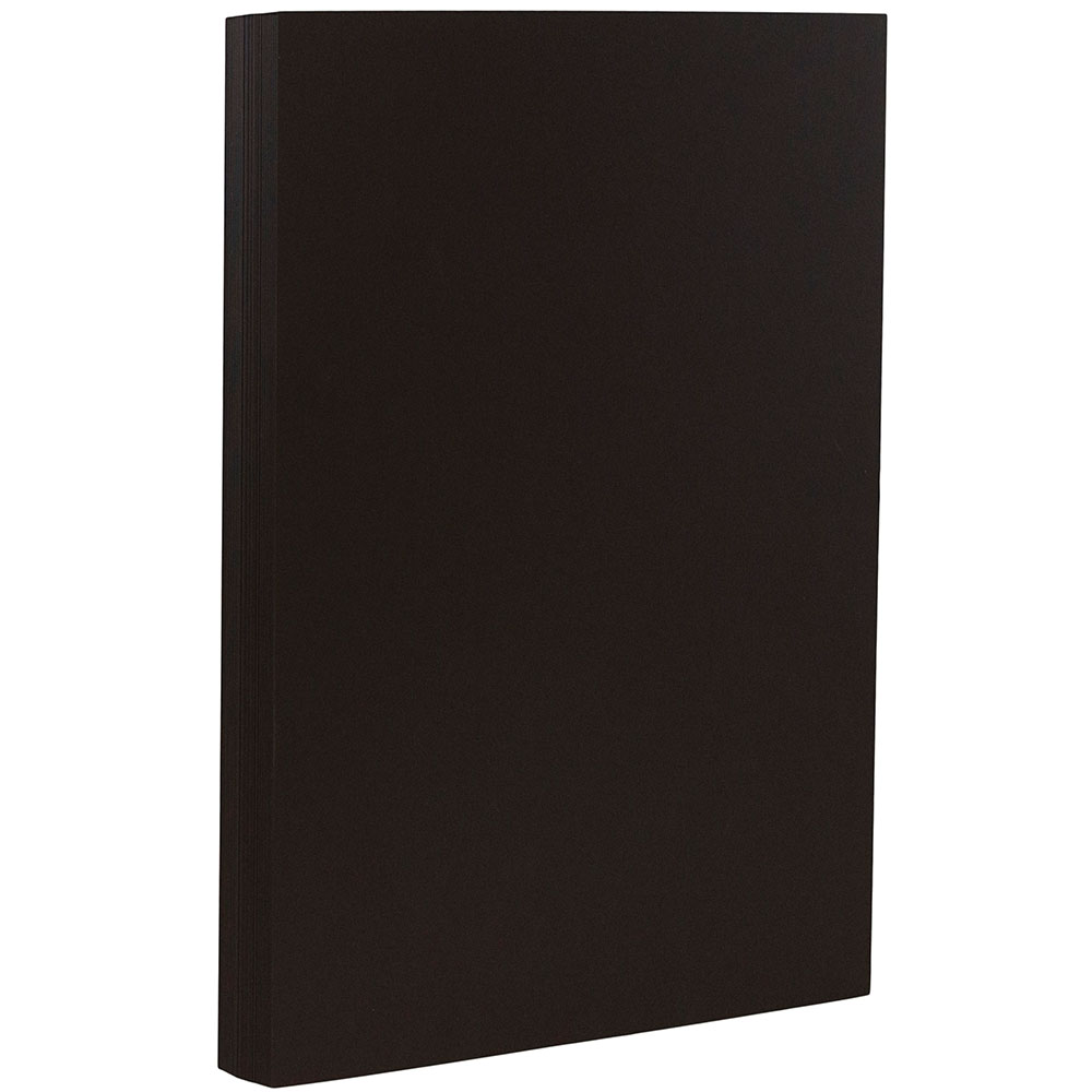 JAM Paper Jam Paper Matte Paper, 8.5 X 11 80Lb Black Base Paper